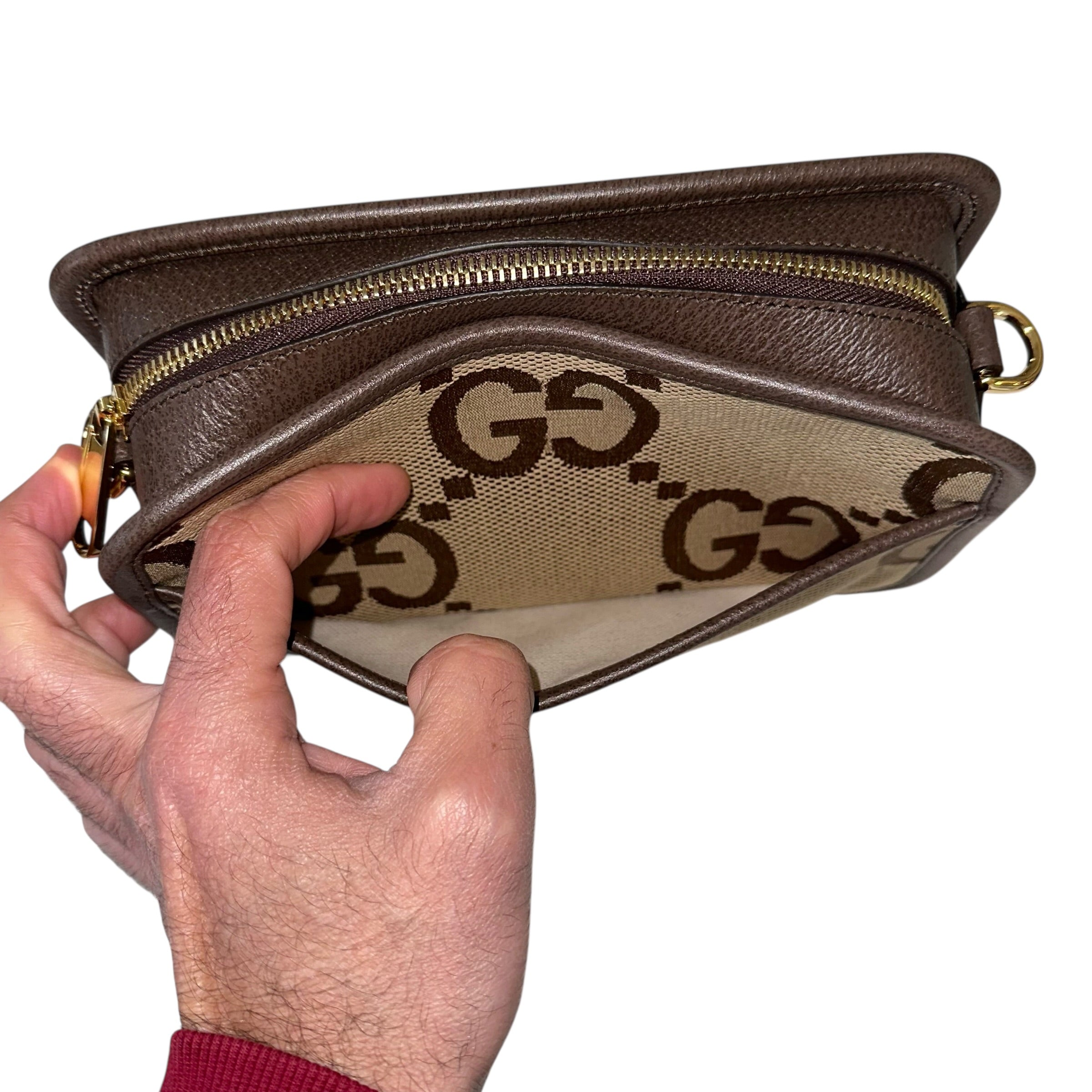 Gucci mini borsa in tela GG Jumbo