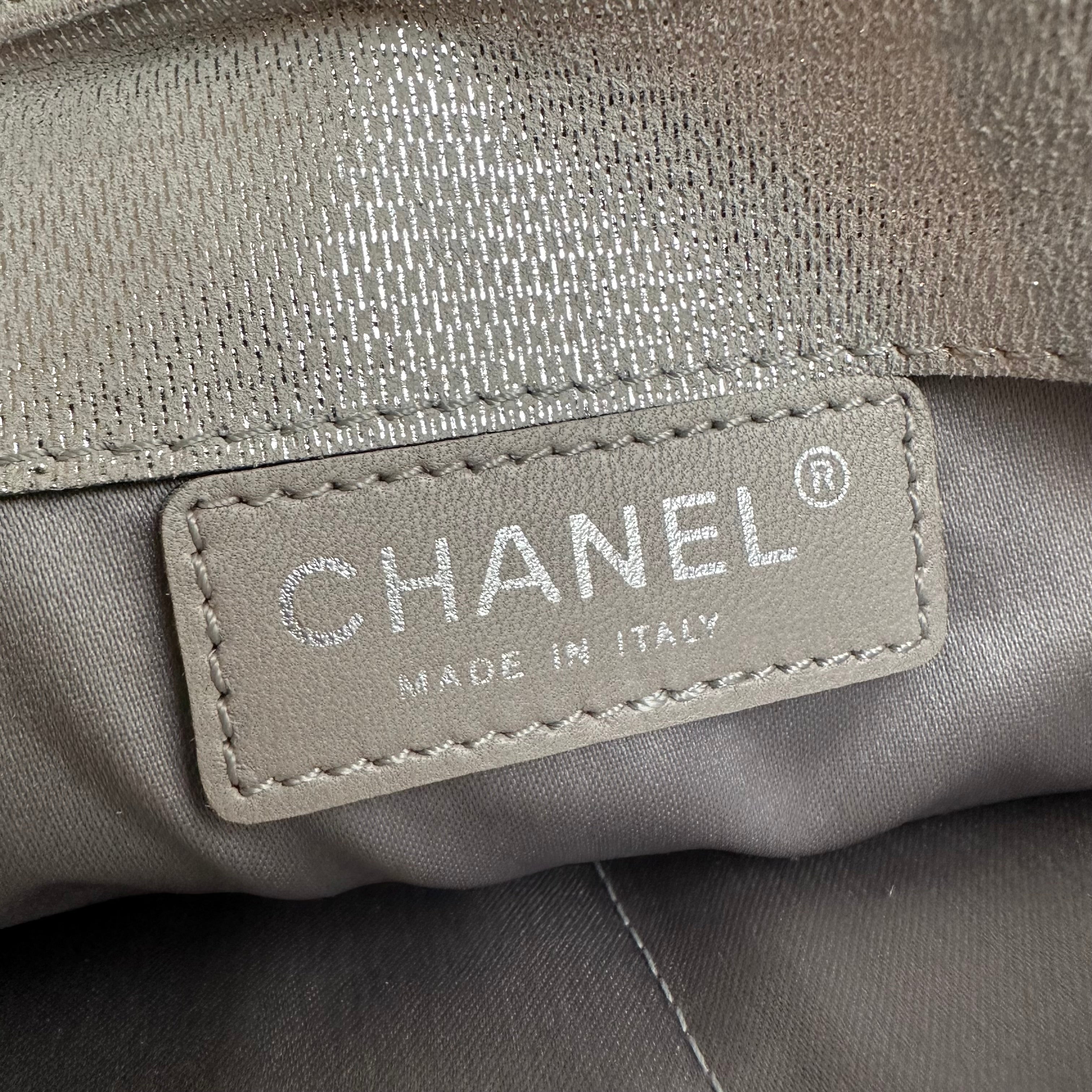 Chanel clutch in tela e lurex