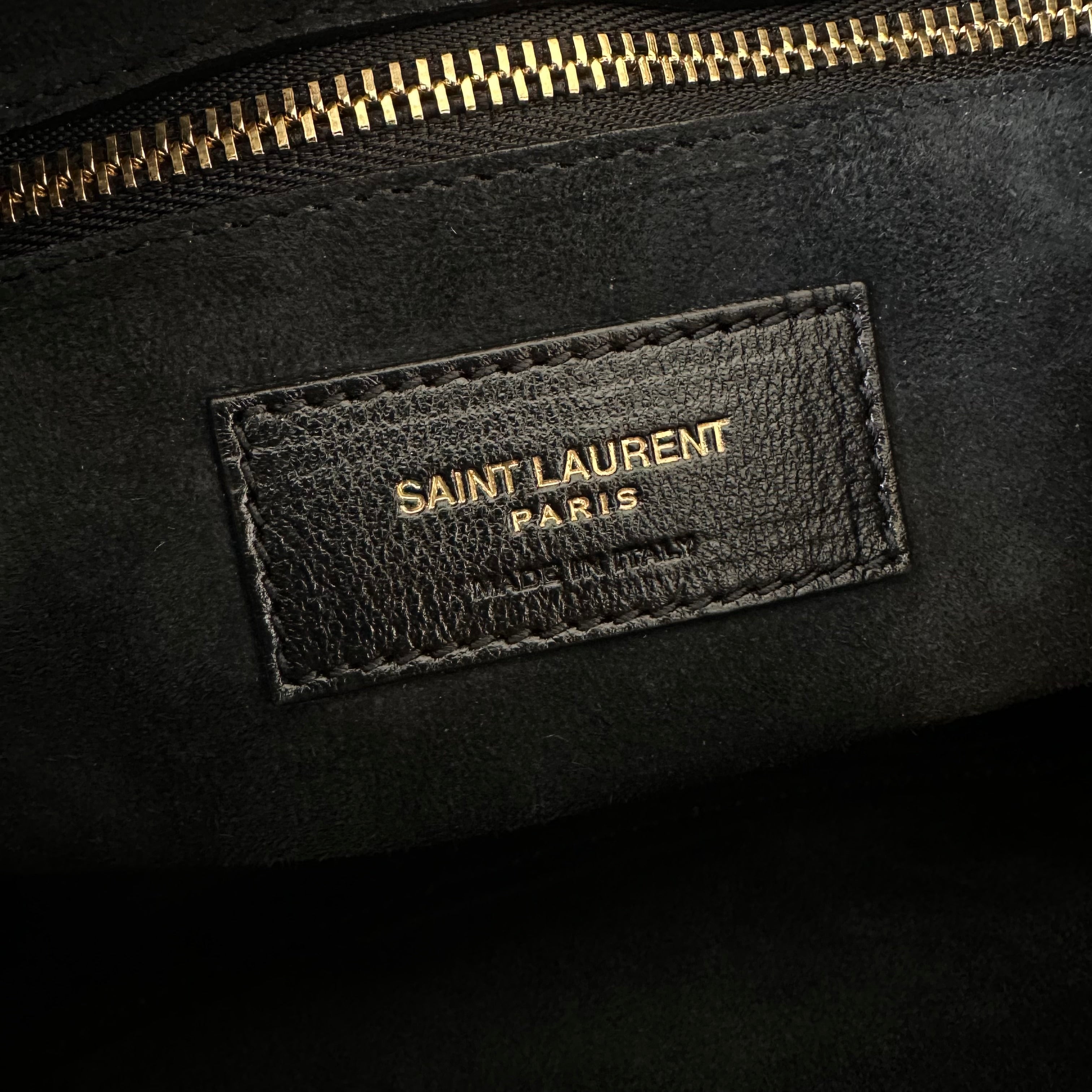 Saint Laurent borsa Le 5 à 7 in pelle liscia