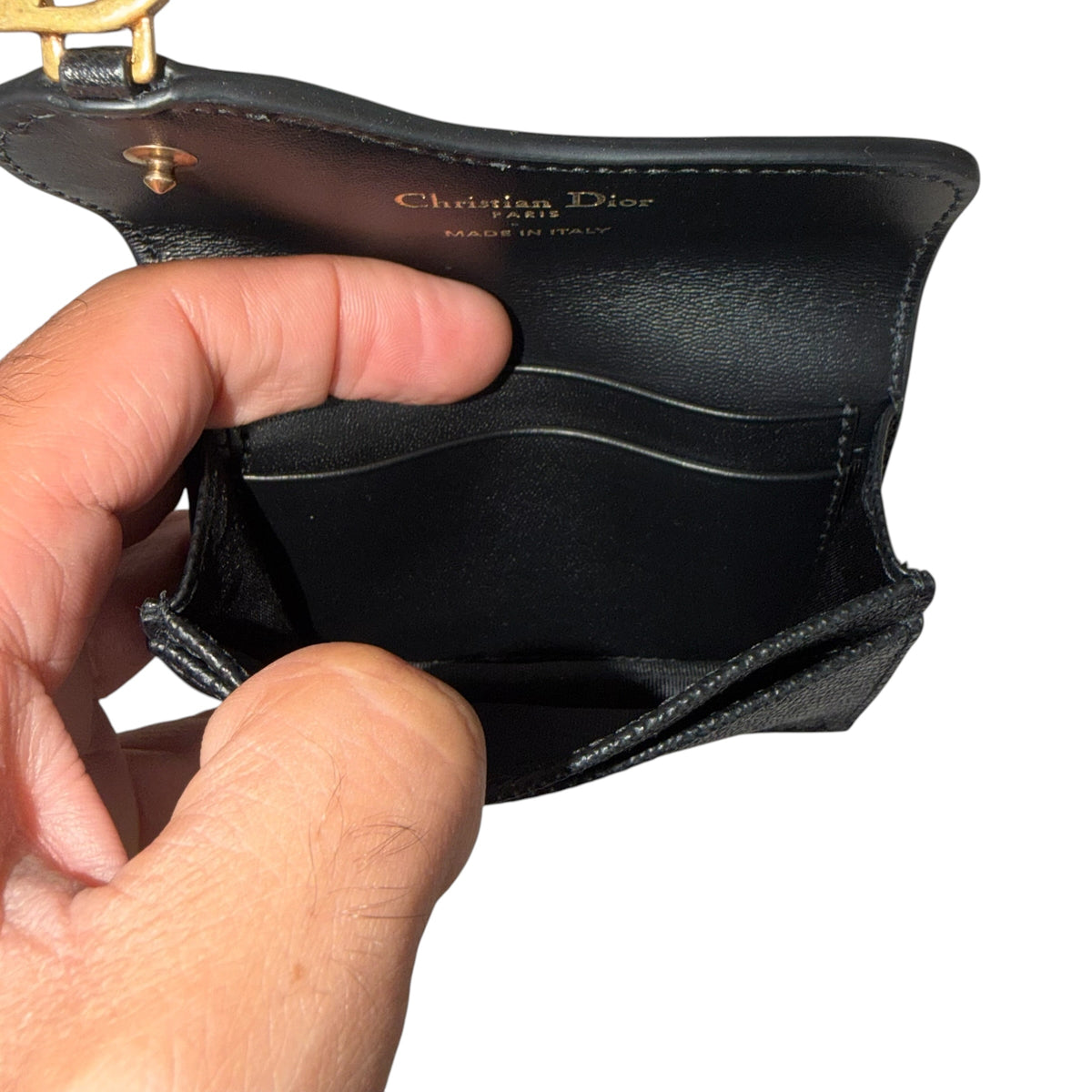 Dior portacarte Bloom Saddle