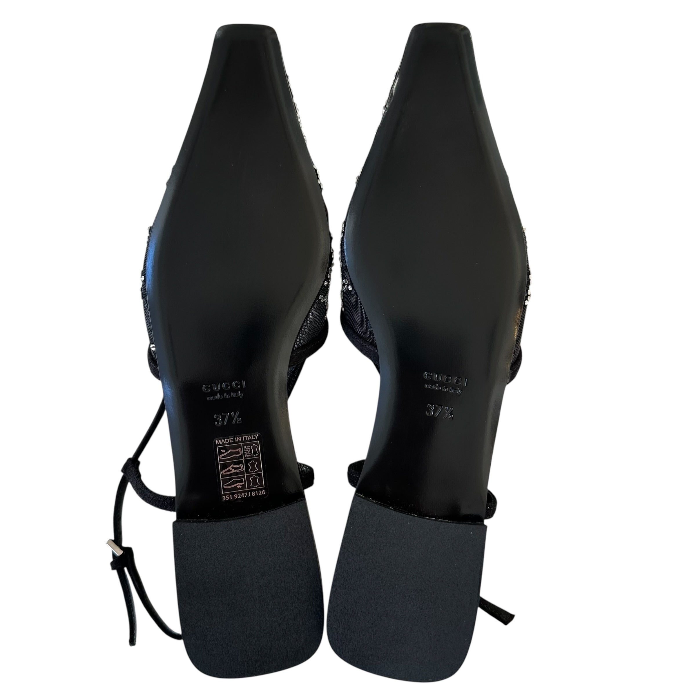 Gucci ballerine con cristalli GG