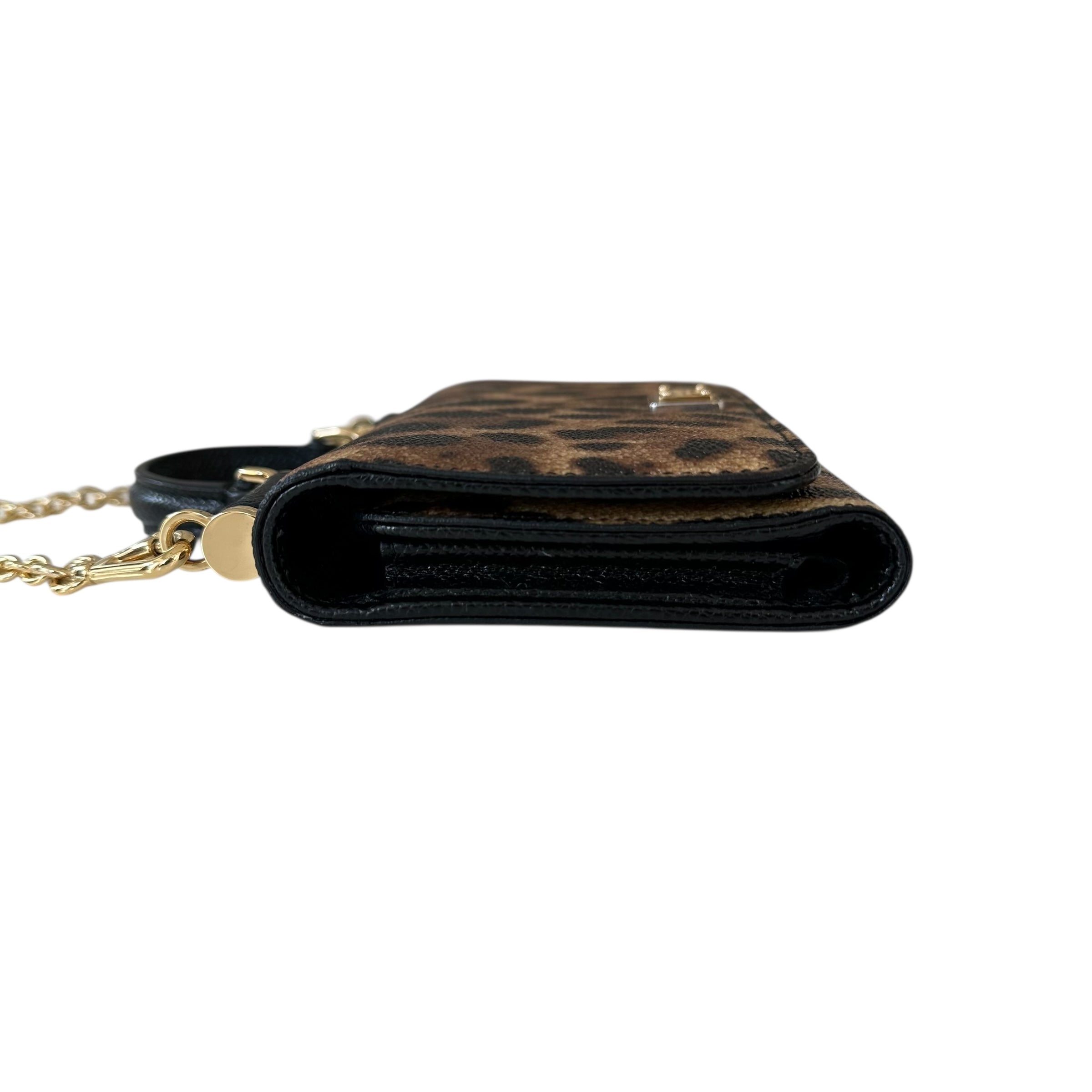 Dolce & Gabbana portafoglio con catena Sicily