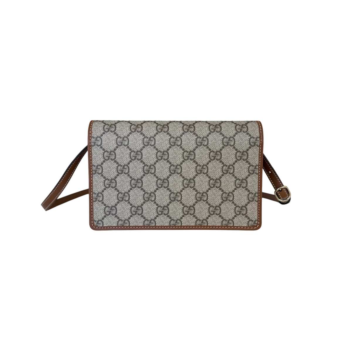 Gucci portafoglio GG Emblem con tracolla