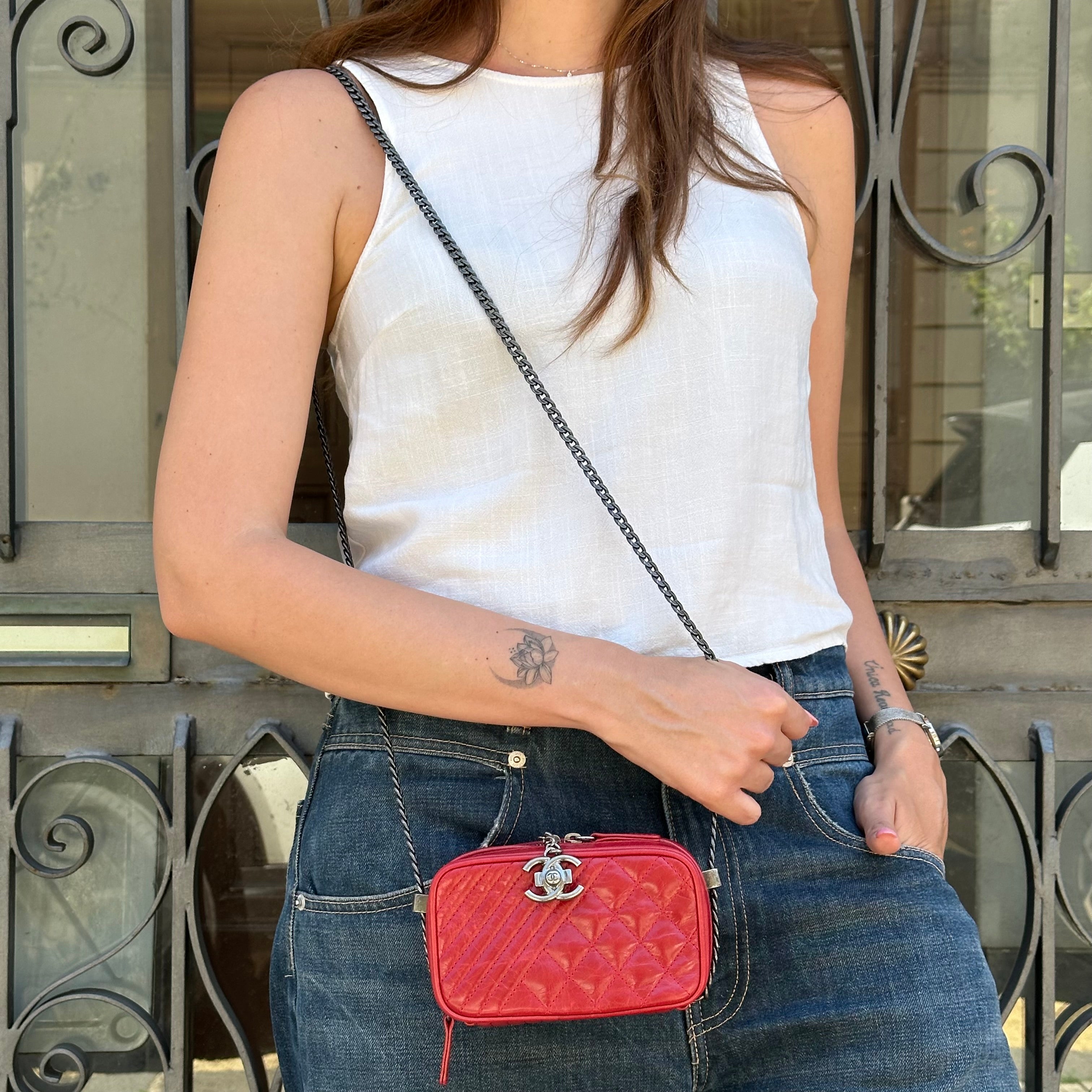 Chanel mini Coco Boy camera case