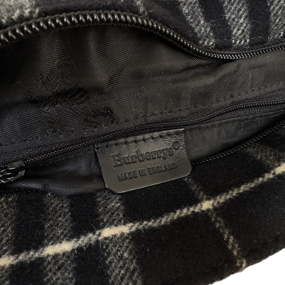 Burberry borsa in lana cotta