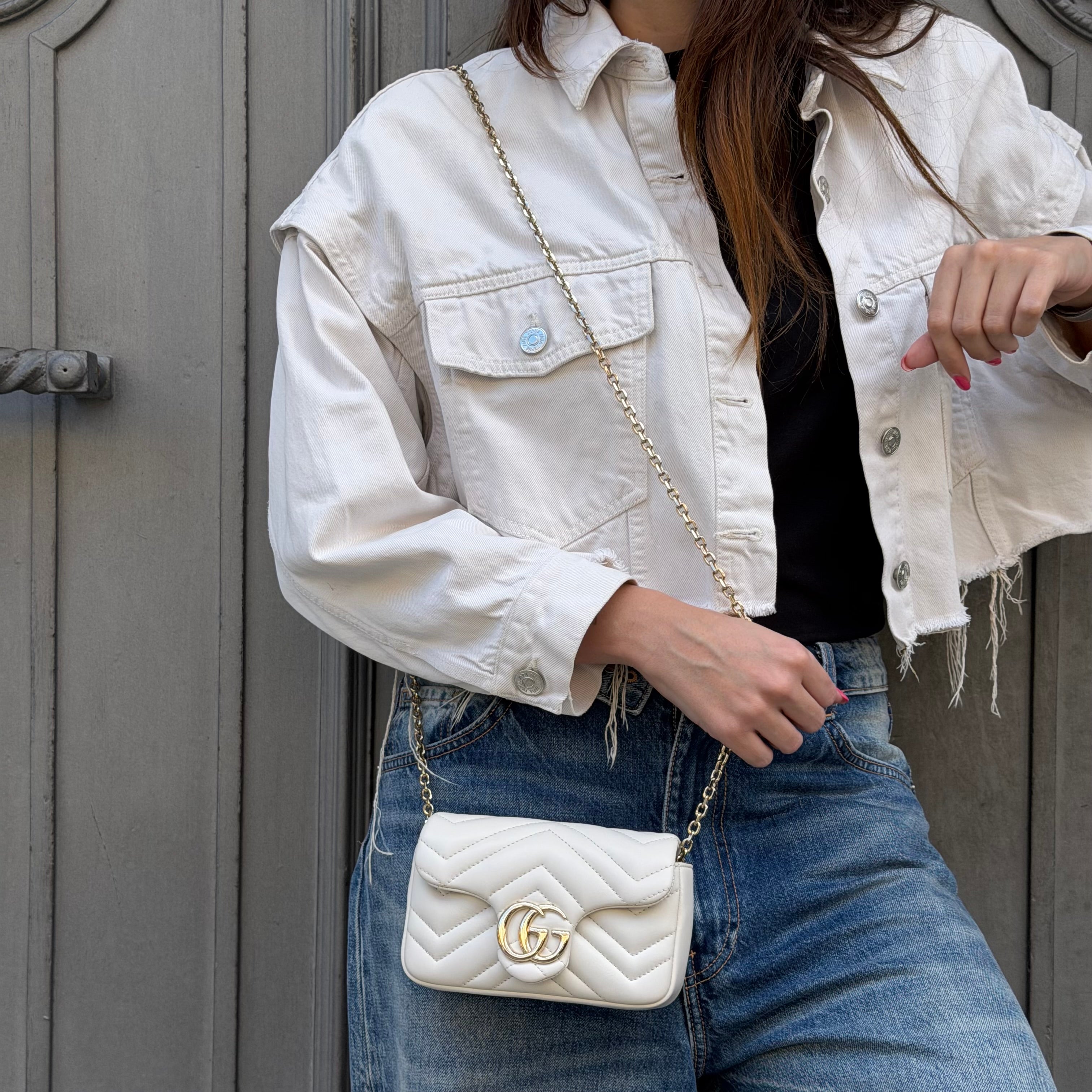Gucci mini borsa a spalla GG marmont