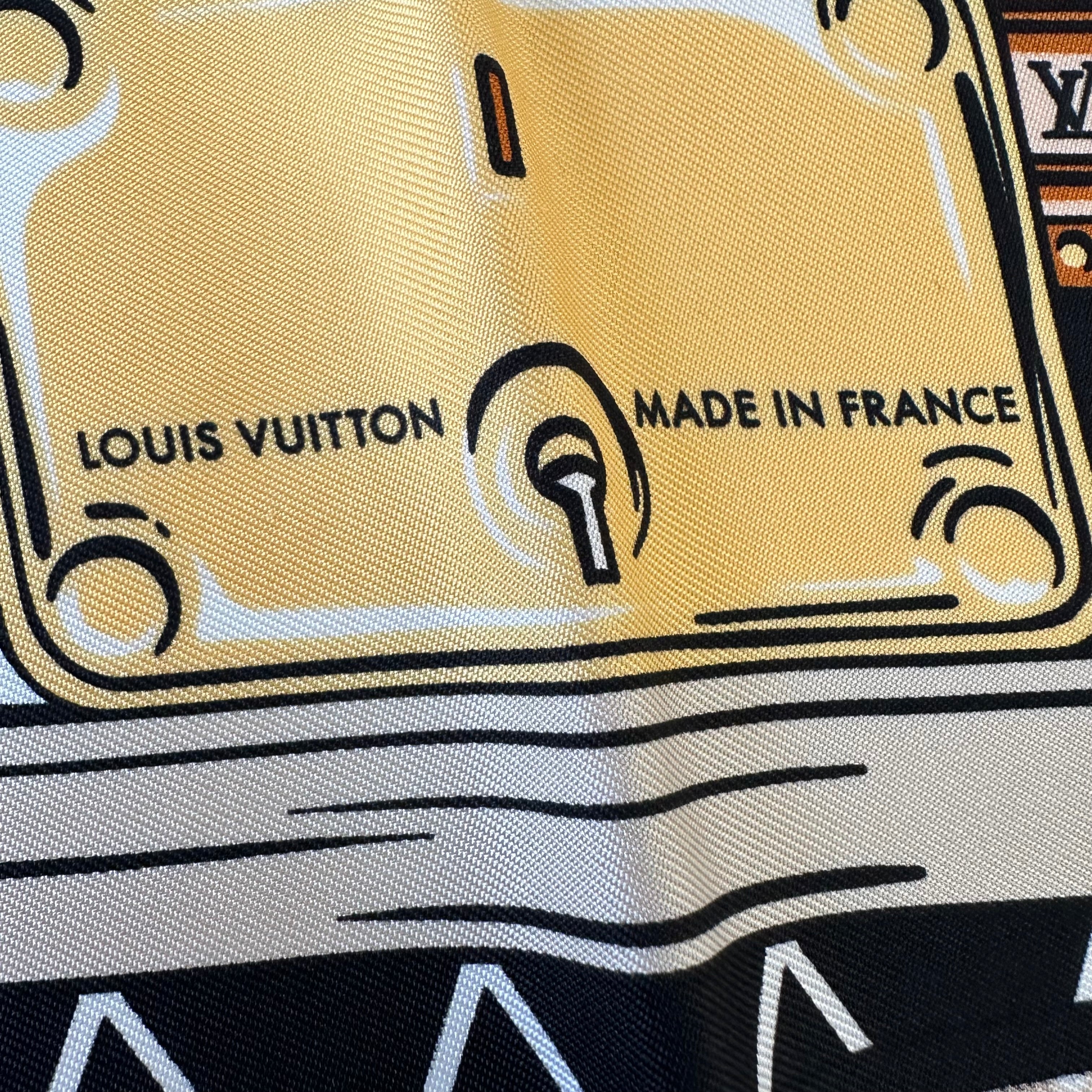 Louis Vuitton foulard Library Square 70 S00
