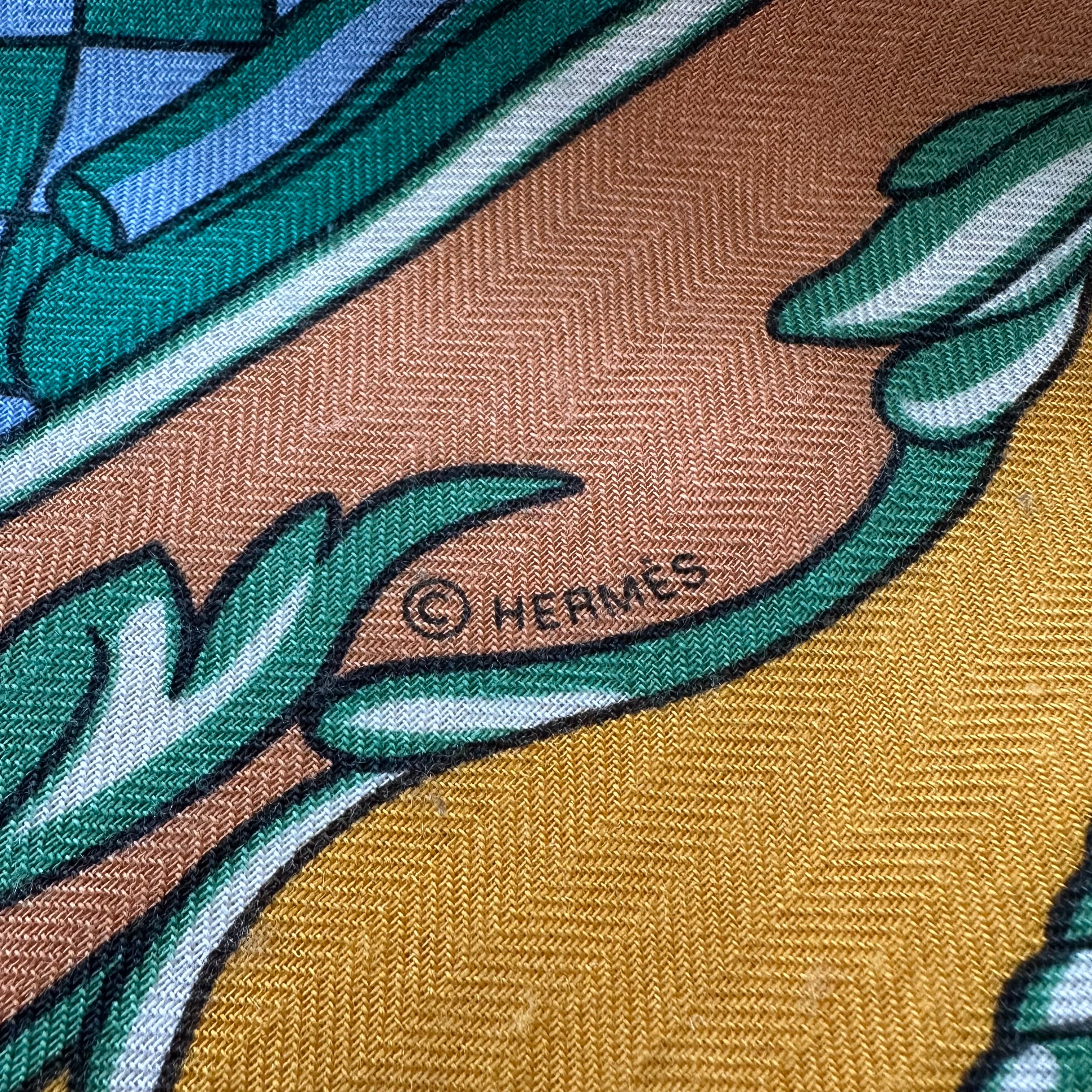 Hermès scialle Coupe de Gala 140