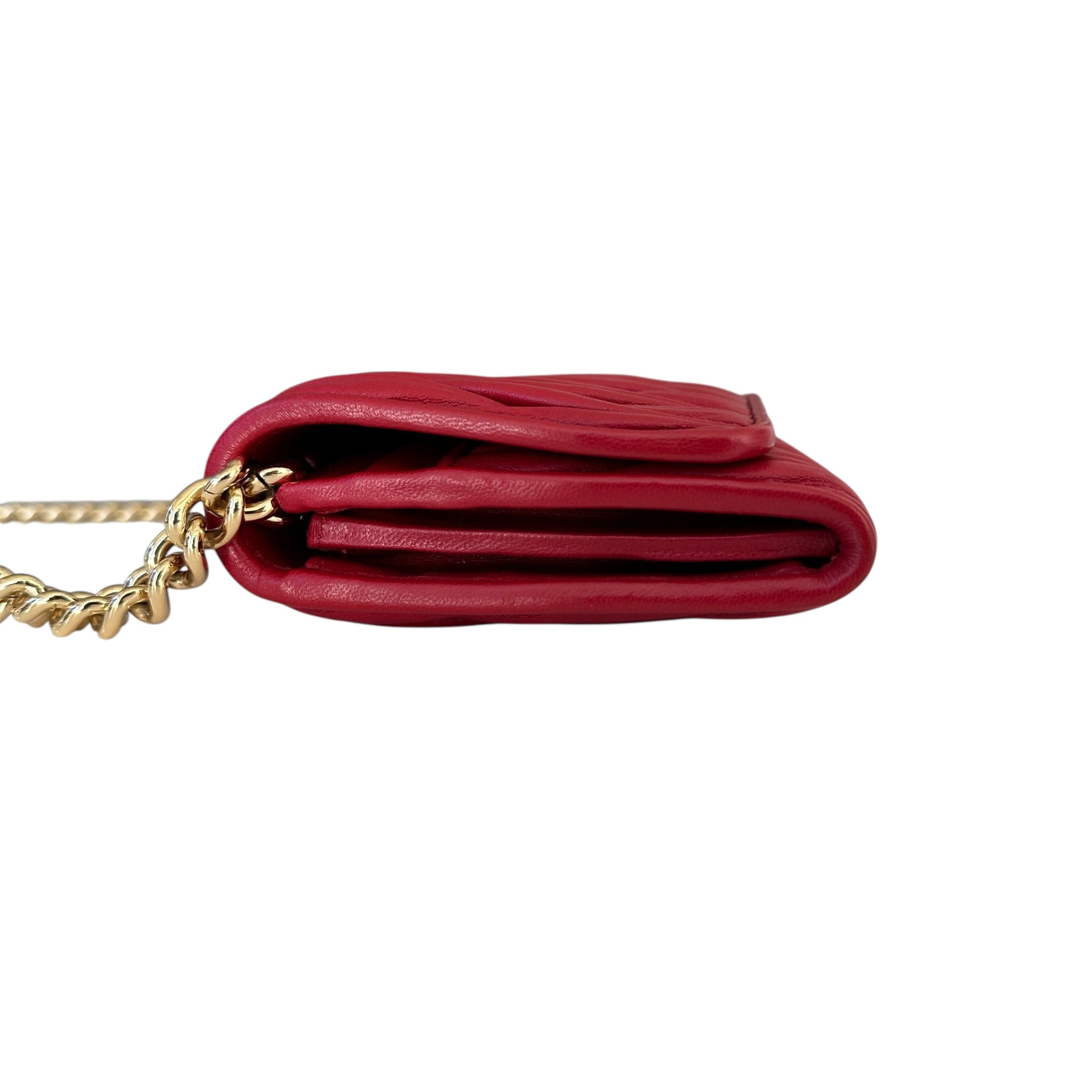 Miu Miu portafoglio con catena