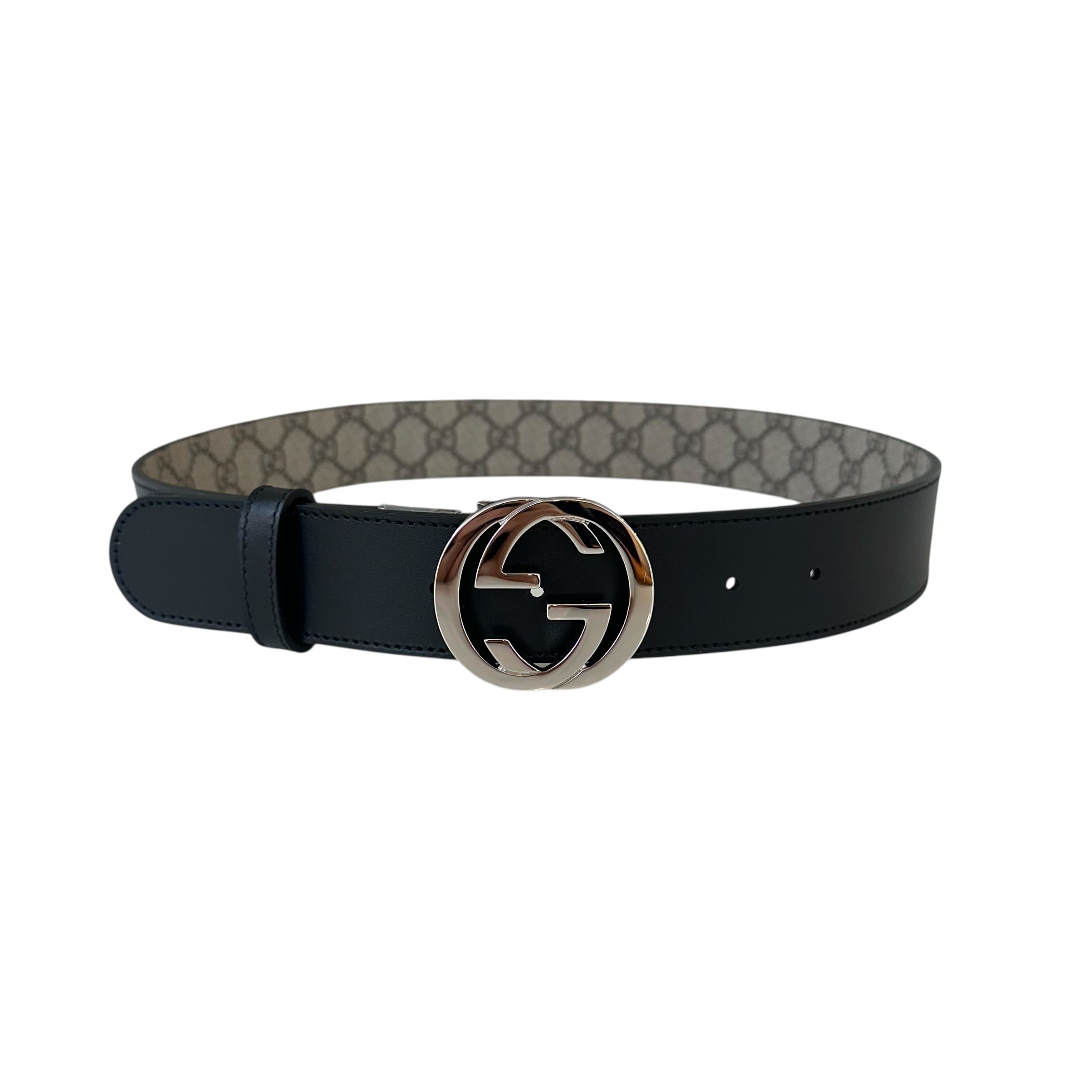 Gucci cintura reversibile Interlocking