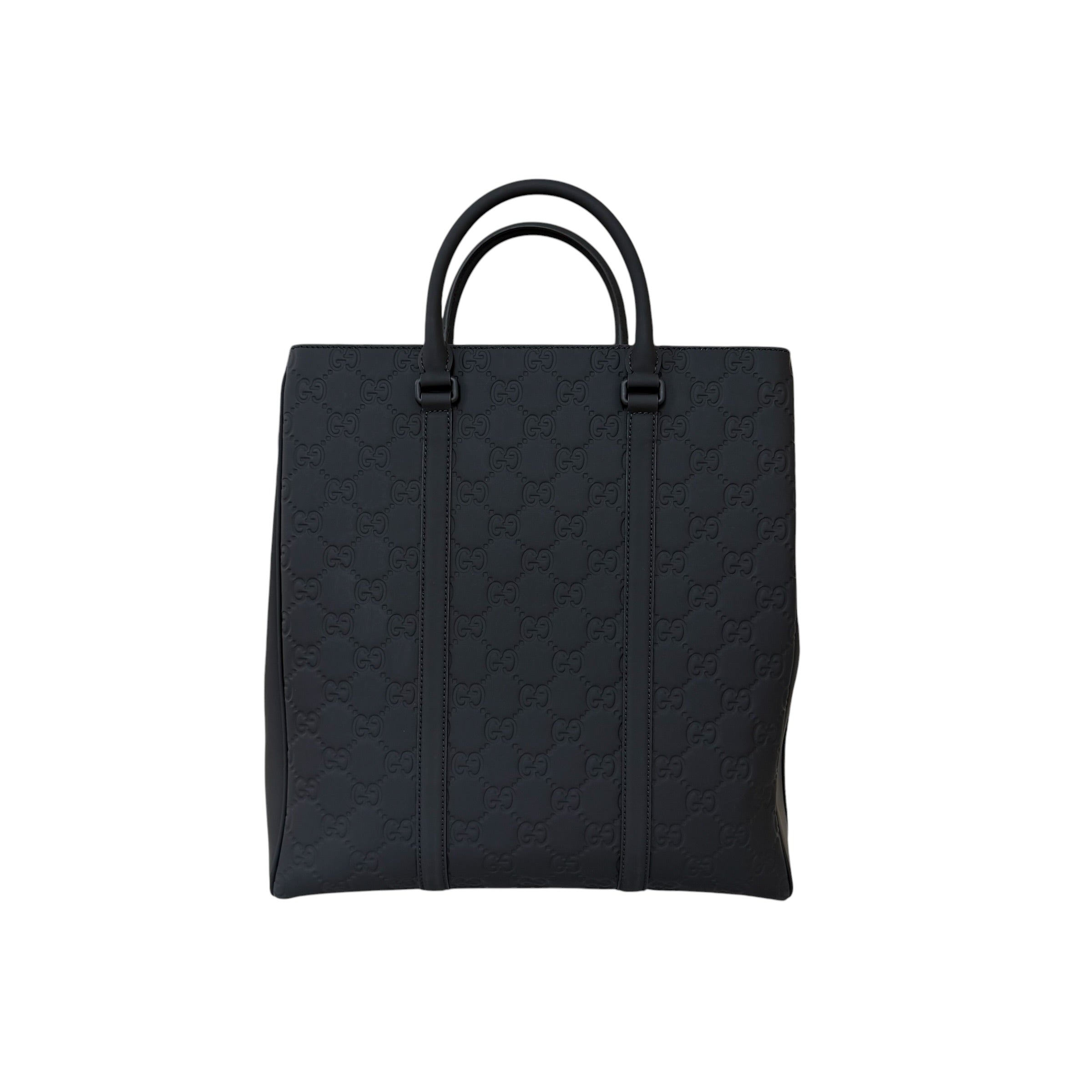 Gucci borsa shopping in pelle GG