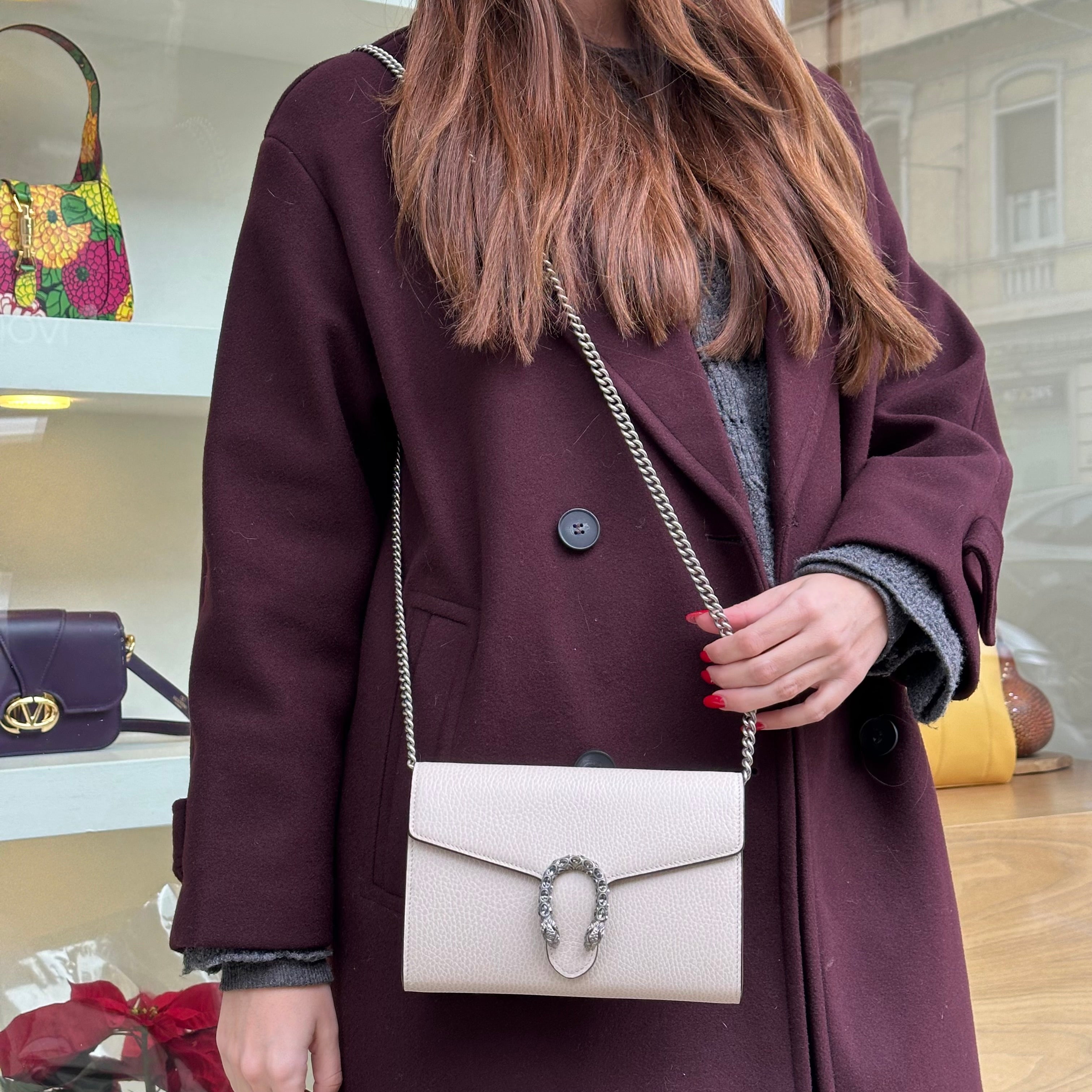 Gucci portafoglio Dionysus con catena