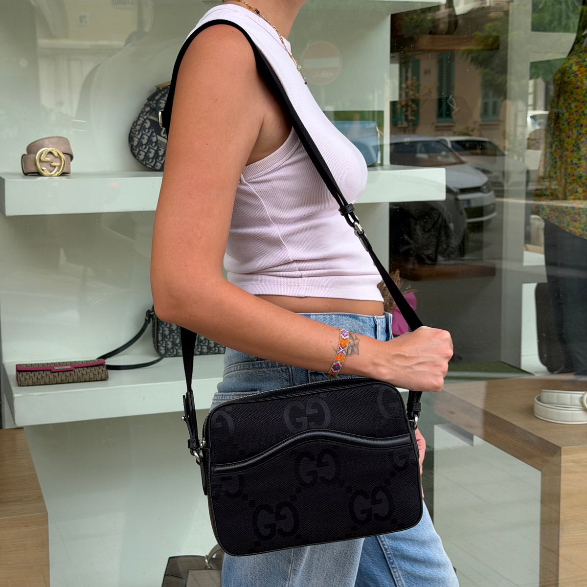 Gucci borsa a tracolla Interlocking