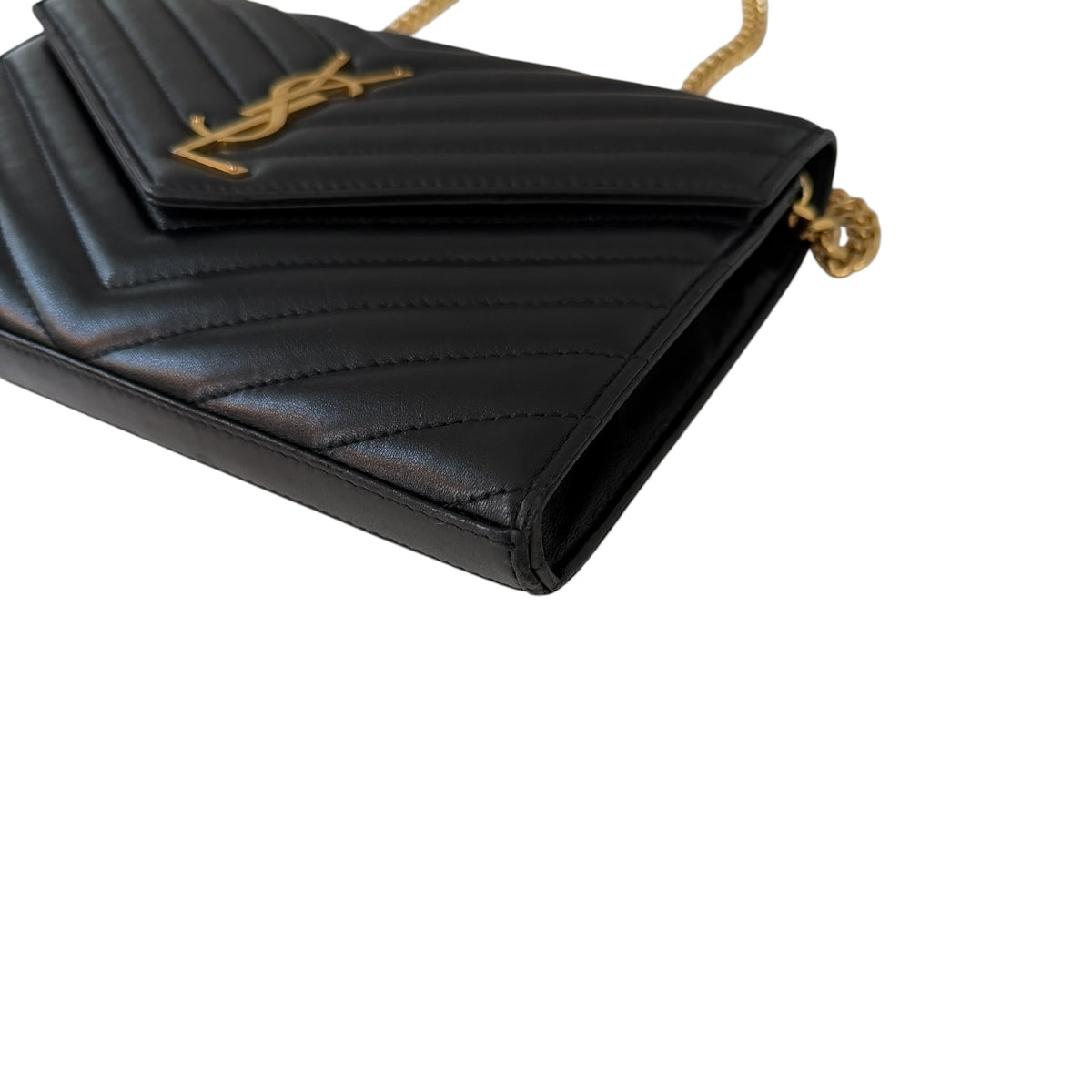 Saint Laurent pochette con catena Cassandre