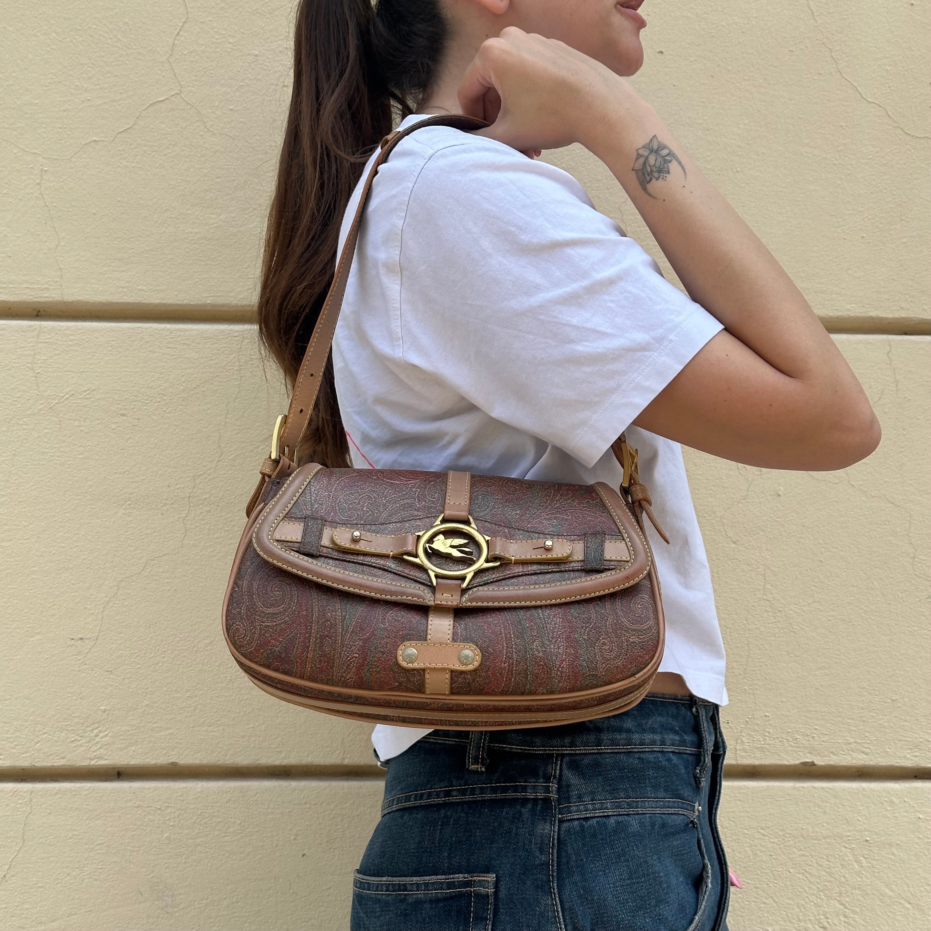 Etro borsa a spalla Paisley