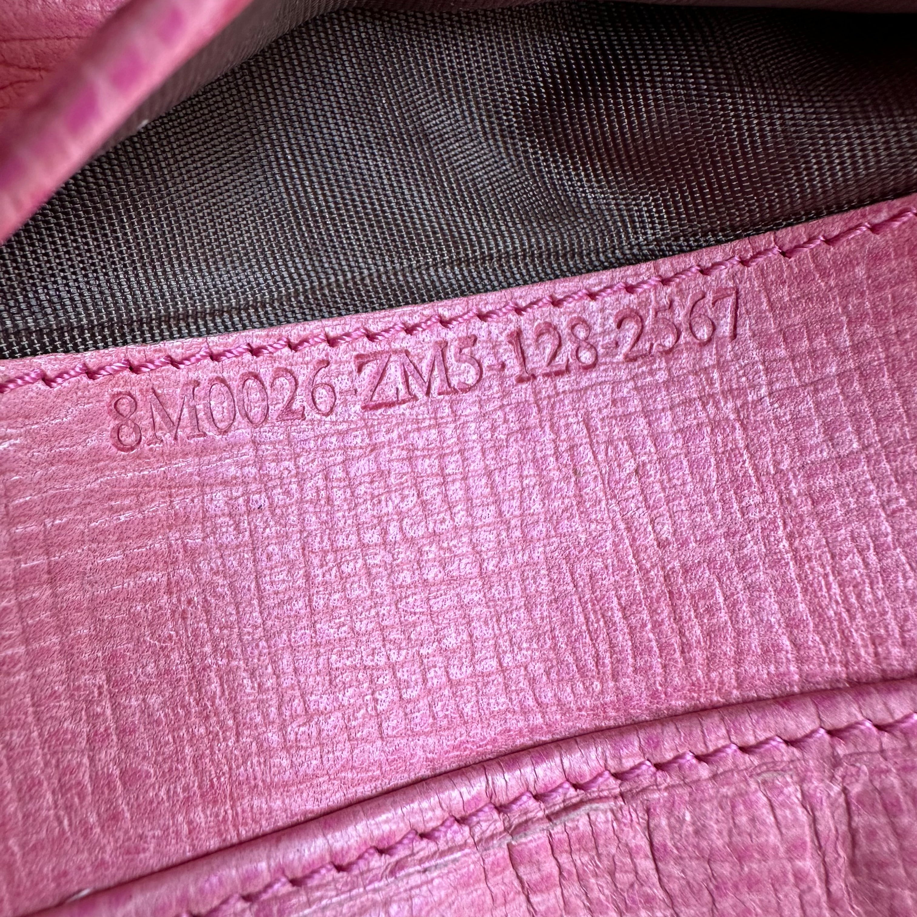 Fendi portafoglio in tela zucca