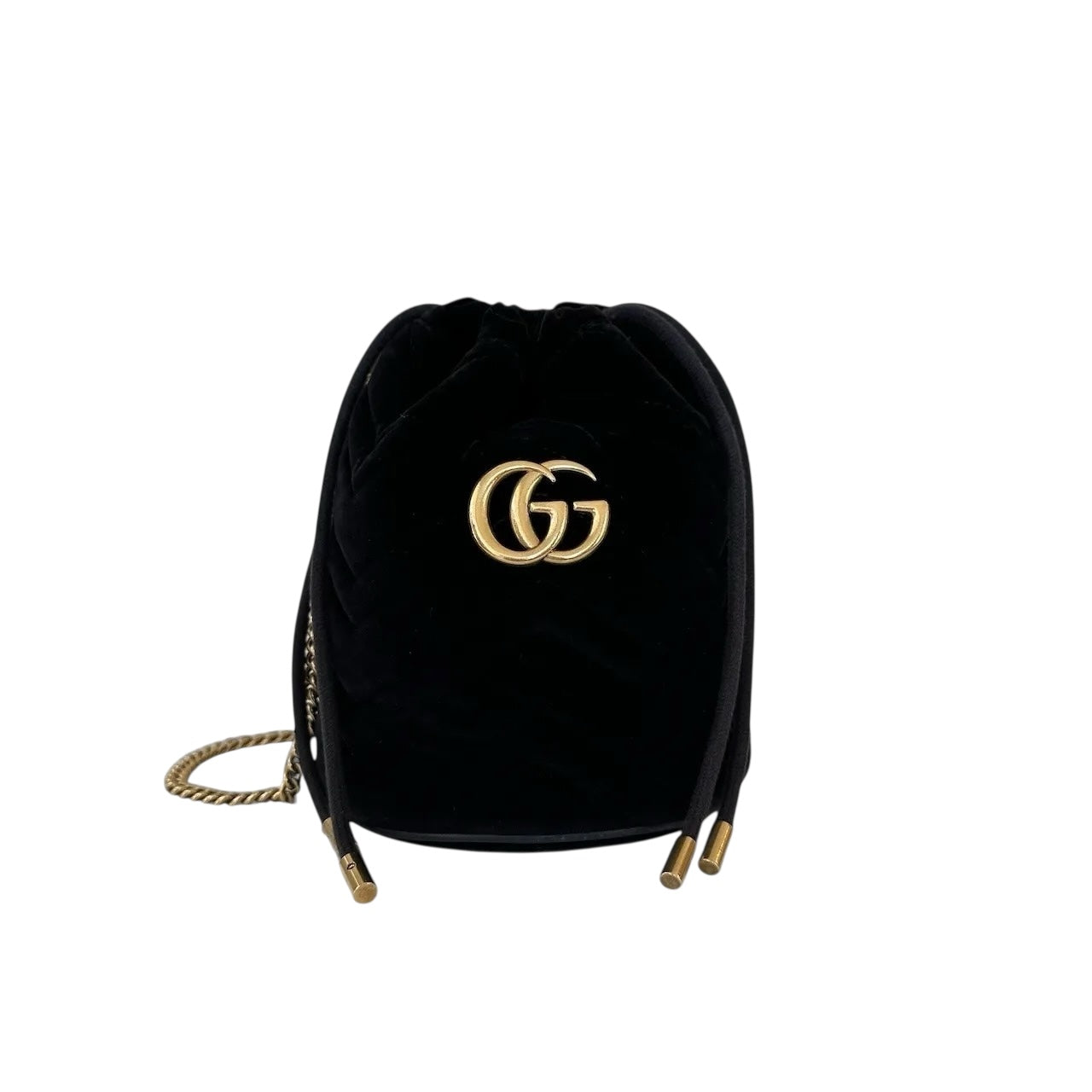 Gucci mini borsa a secchiello GG Marmont