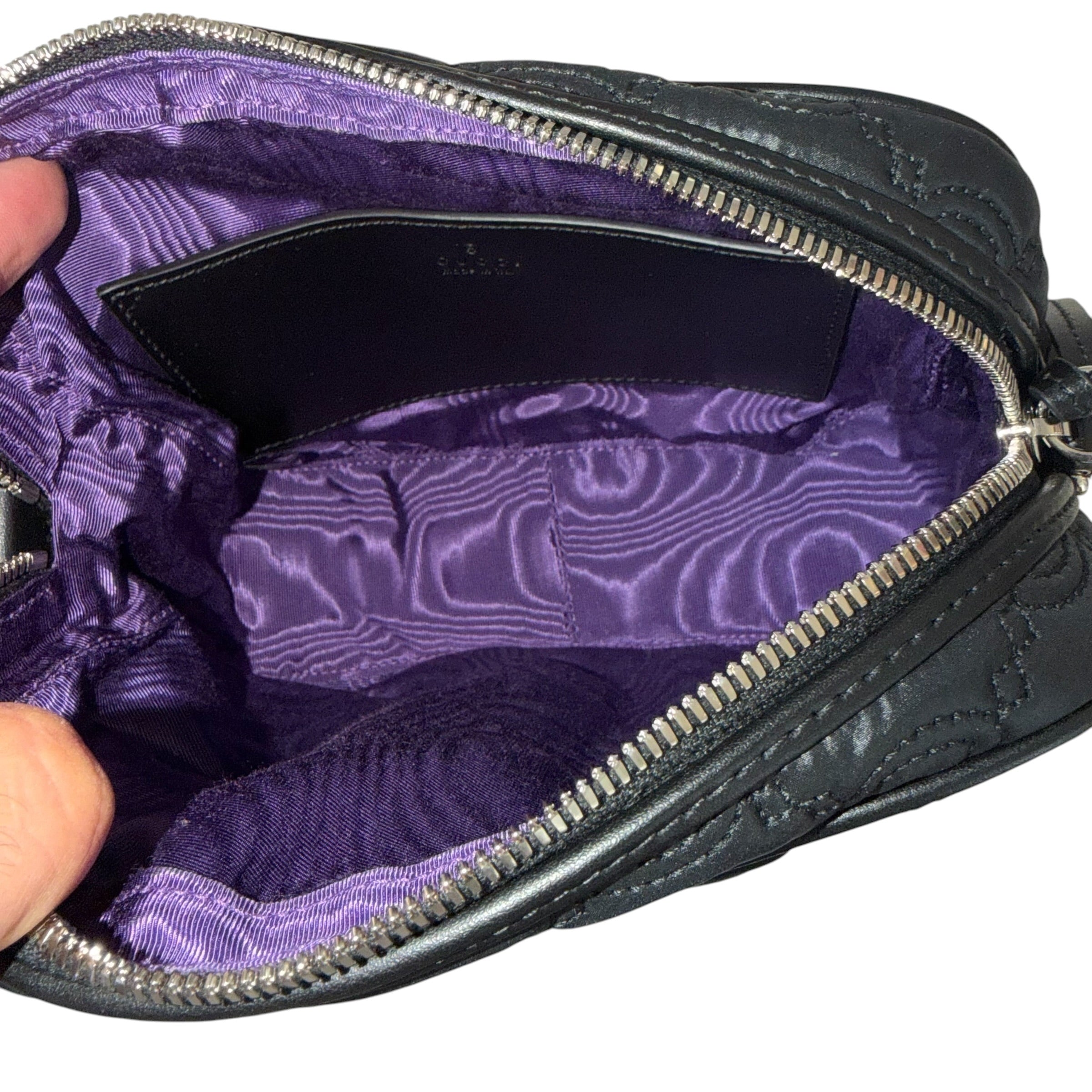 Gucci borsa a tracolla in nylon GG