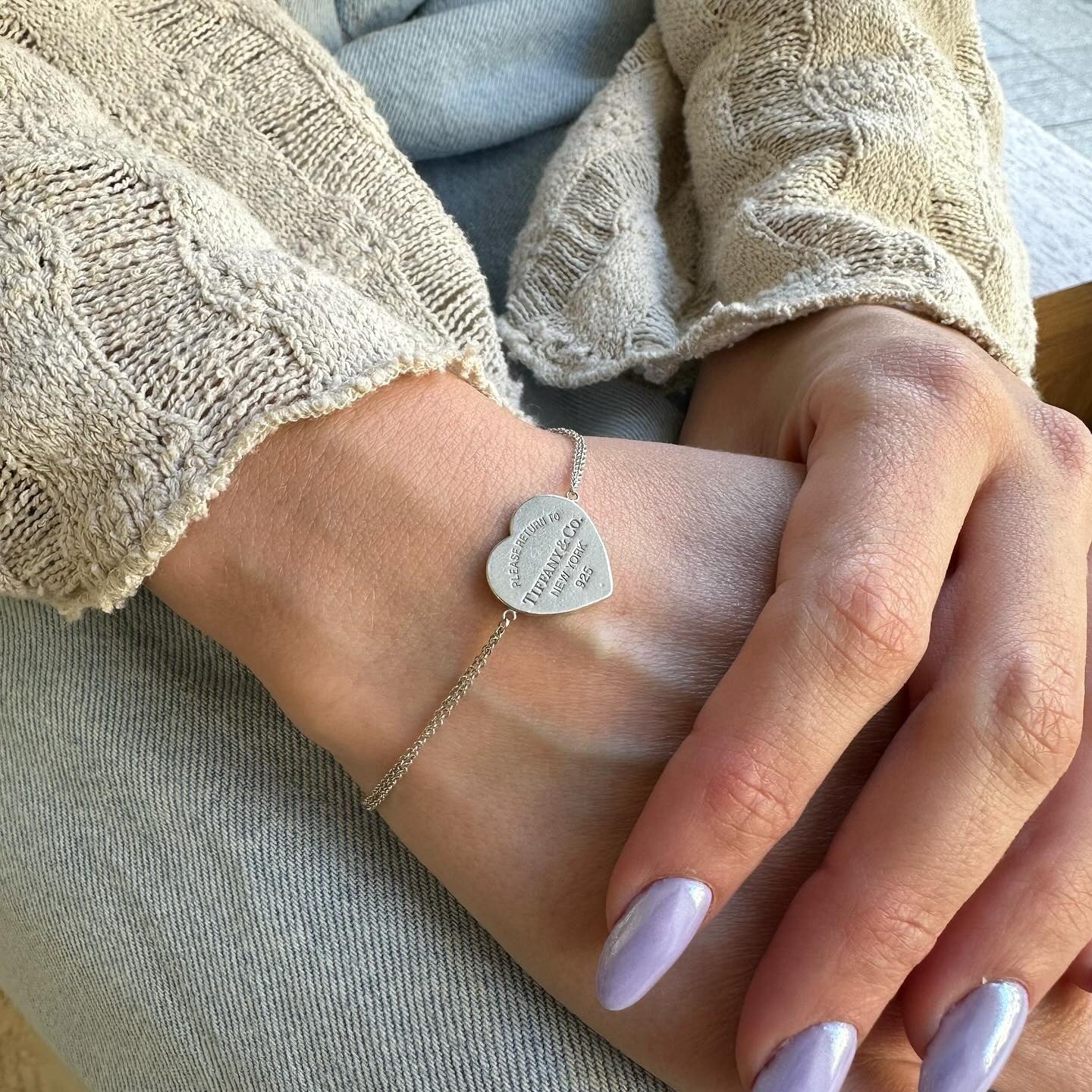 Tiffany bracciale Heart Tag a doppia catena