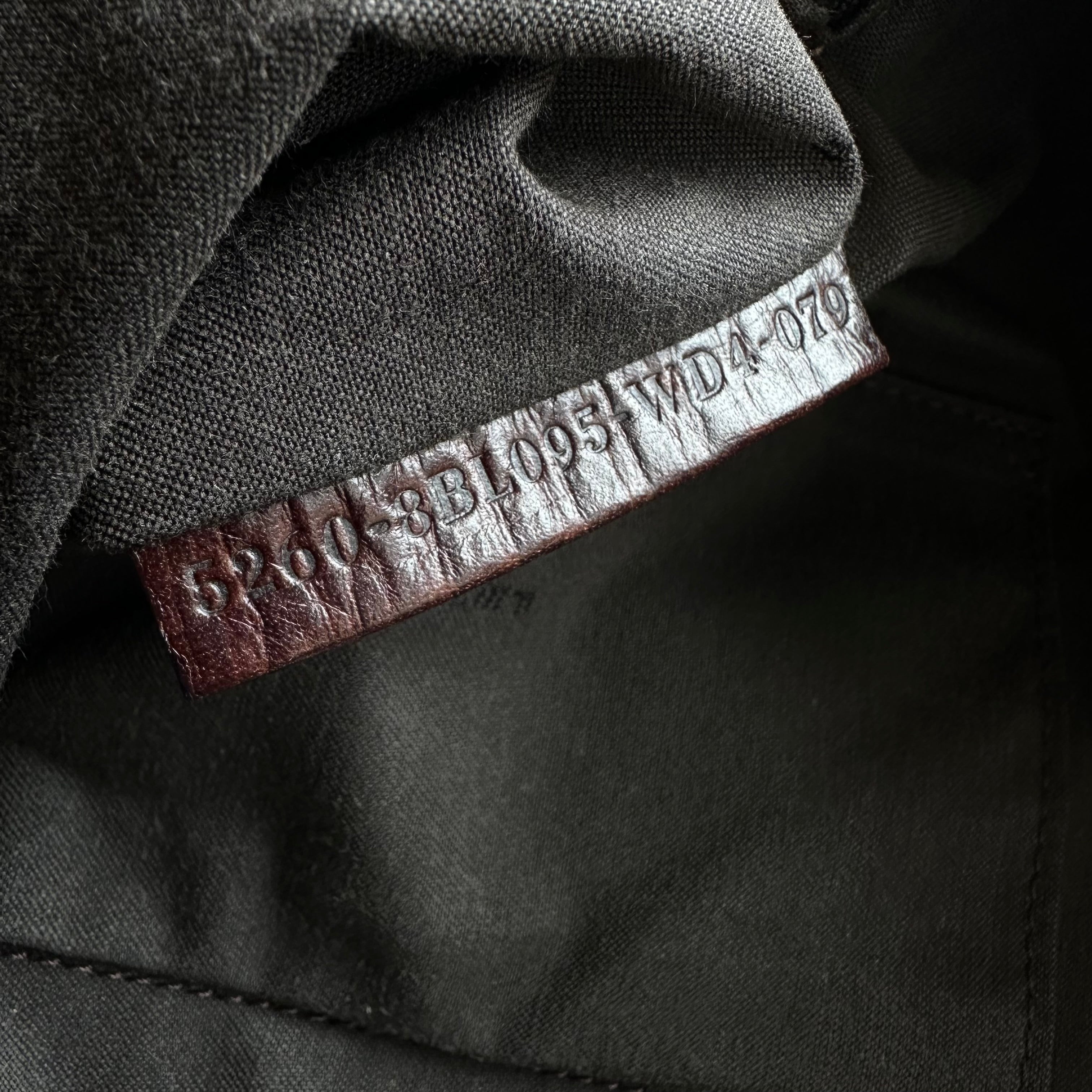 Fendi borsa a spalla in tela zucca