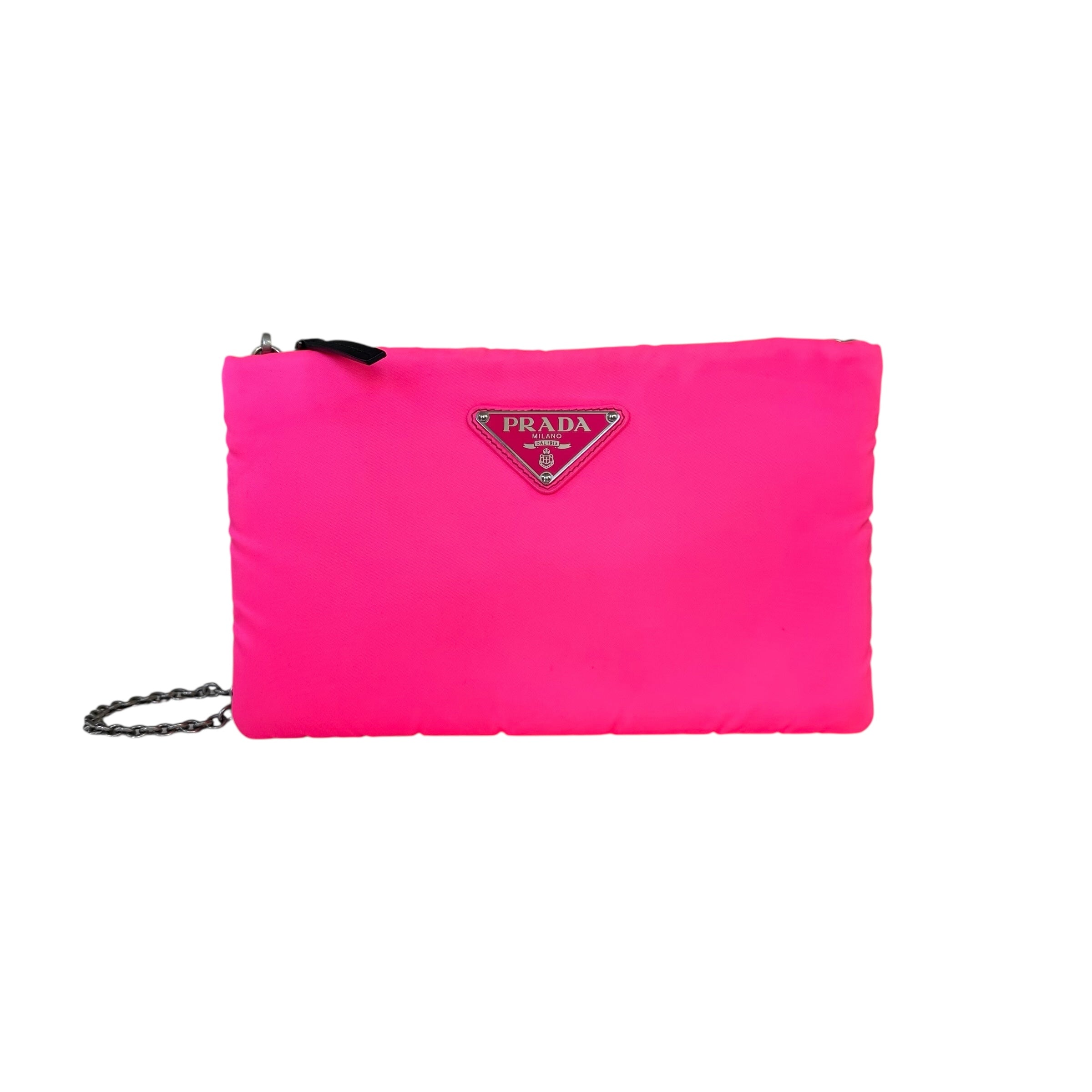 Prada clutch con catena