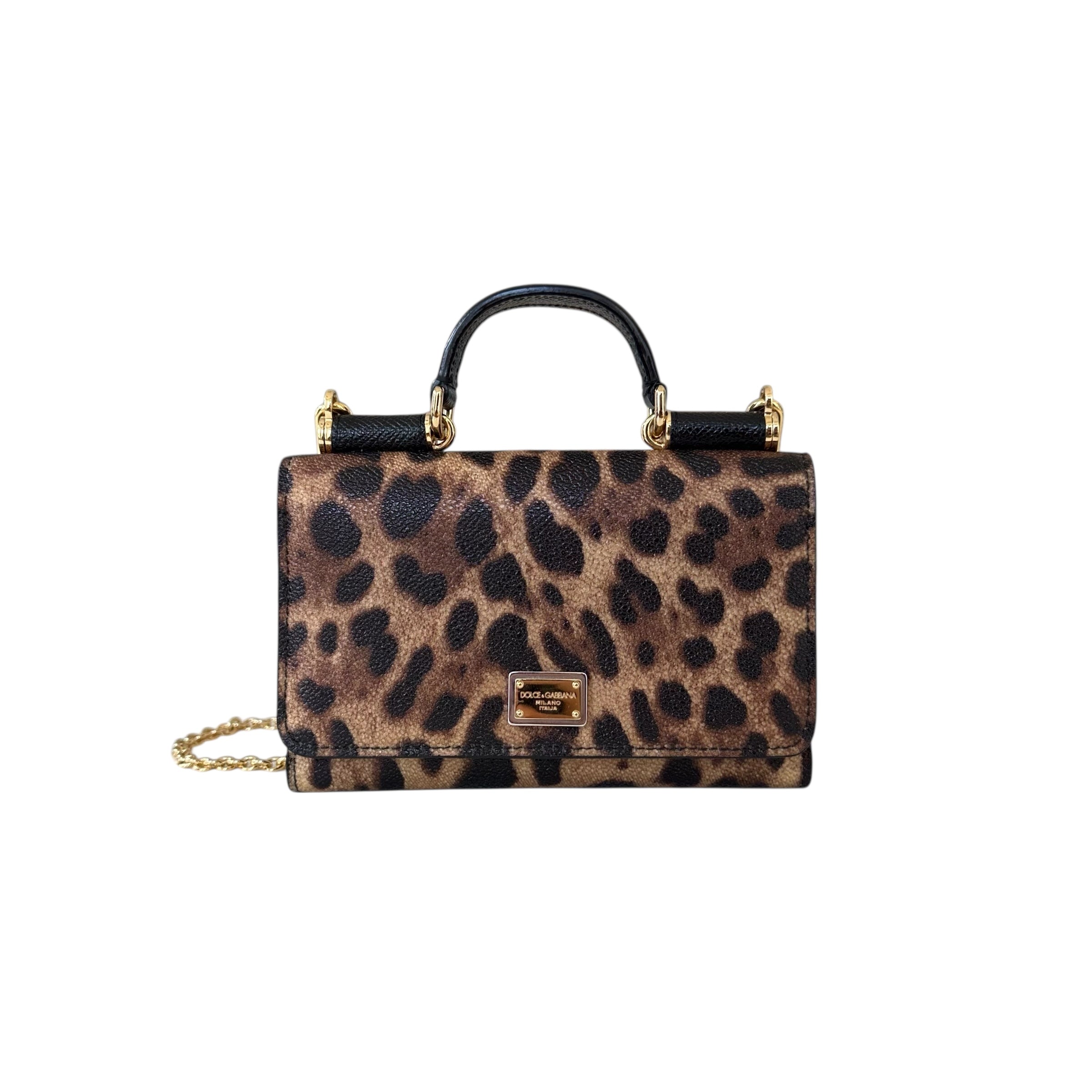 Dolce & Gabbana portafoglio con catena Sicily