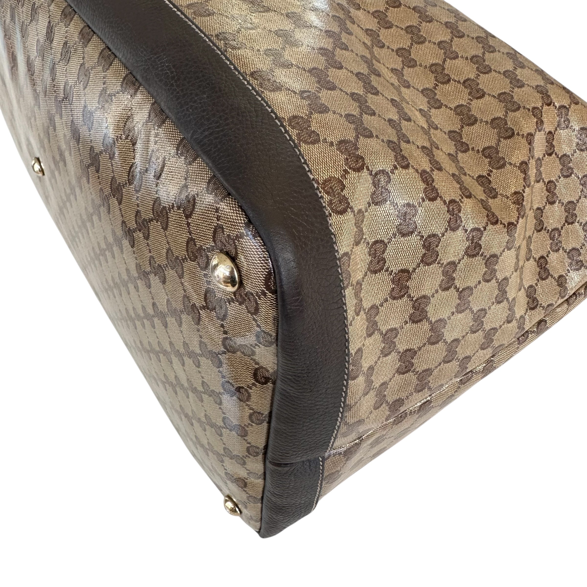 Gucci borsa viaggio in tela GG Crystal