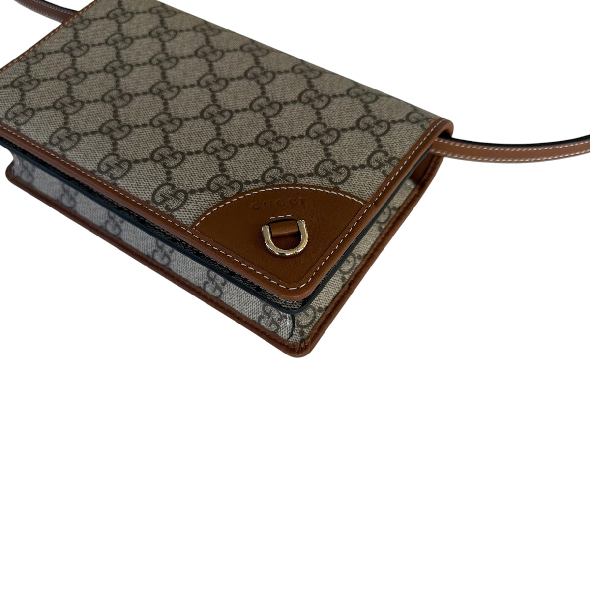 Gucci portafoglio GG Emblem con tracolla