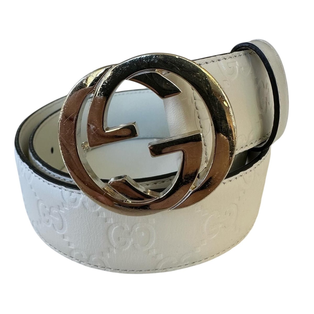 Cintura Gucci Interlocking in pelle GG Stile: 370543