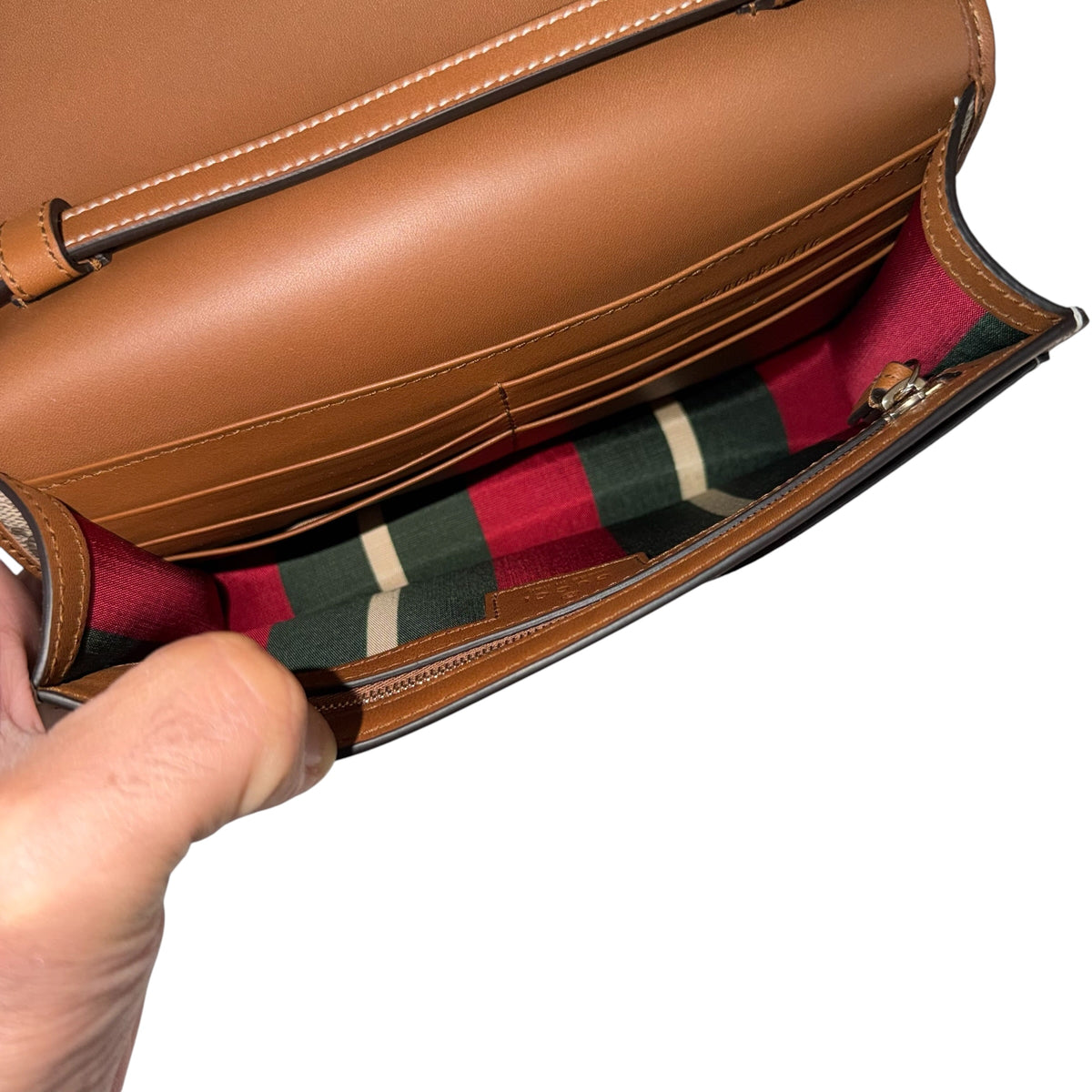 Gucci portafoglio GG Emblem con tracolla