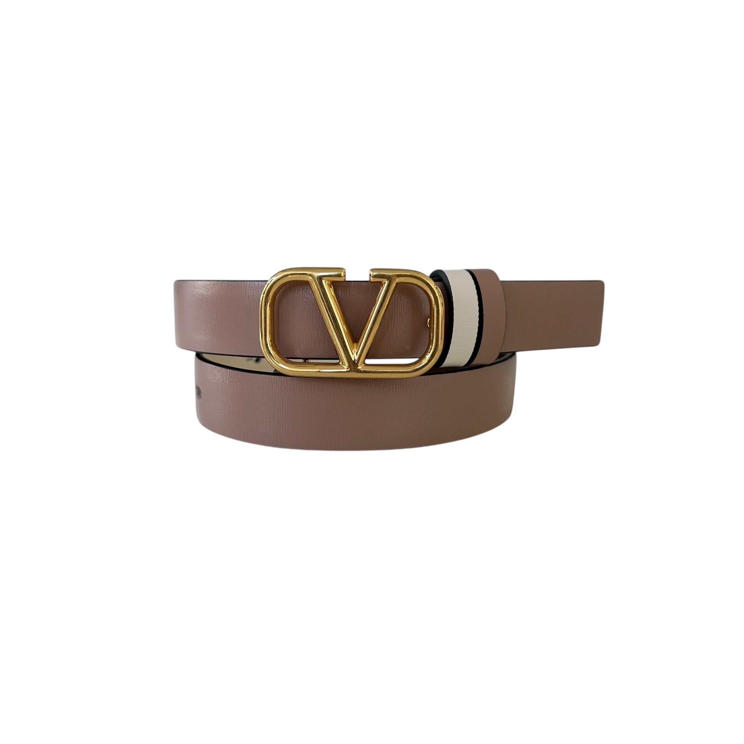 Valentino Garavani cintura reversibile Vlogo Signature