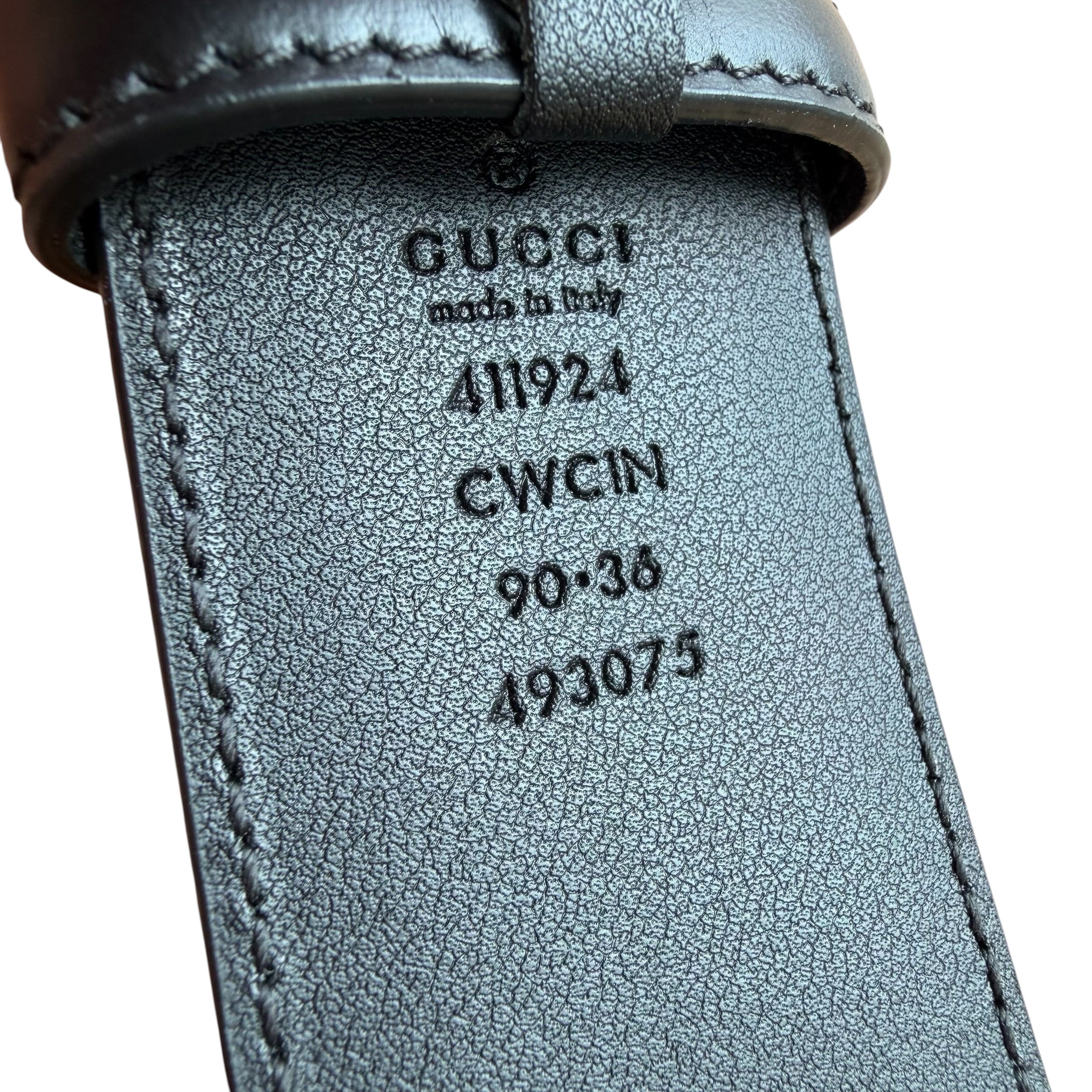 Gucci cintura Interlocking in pelle GG