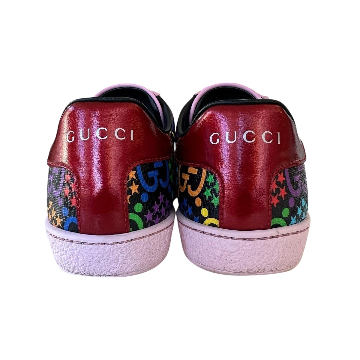 Sneaker Gucci in tela GG Psychedelic e finiture in pelle rosa Stile: 610086