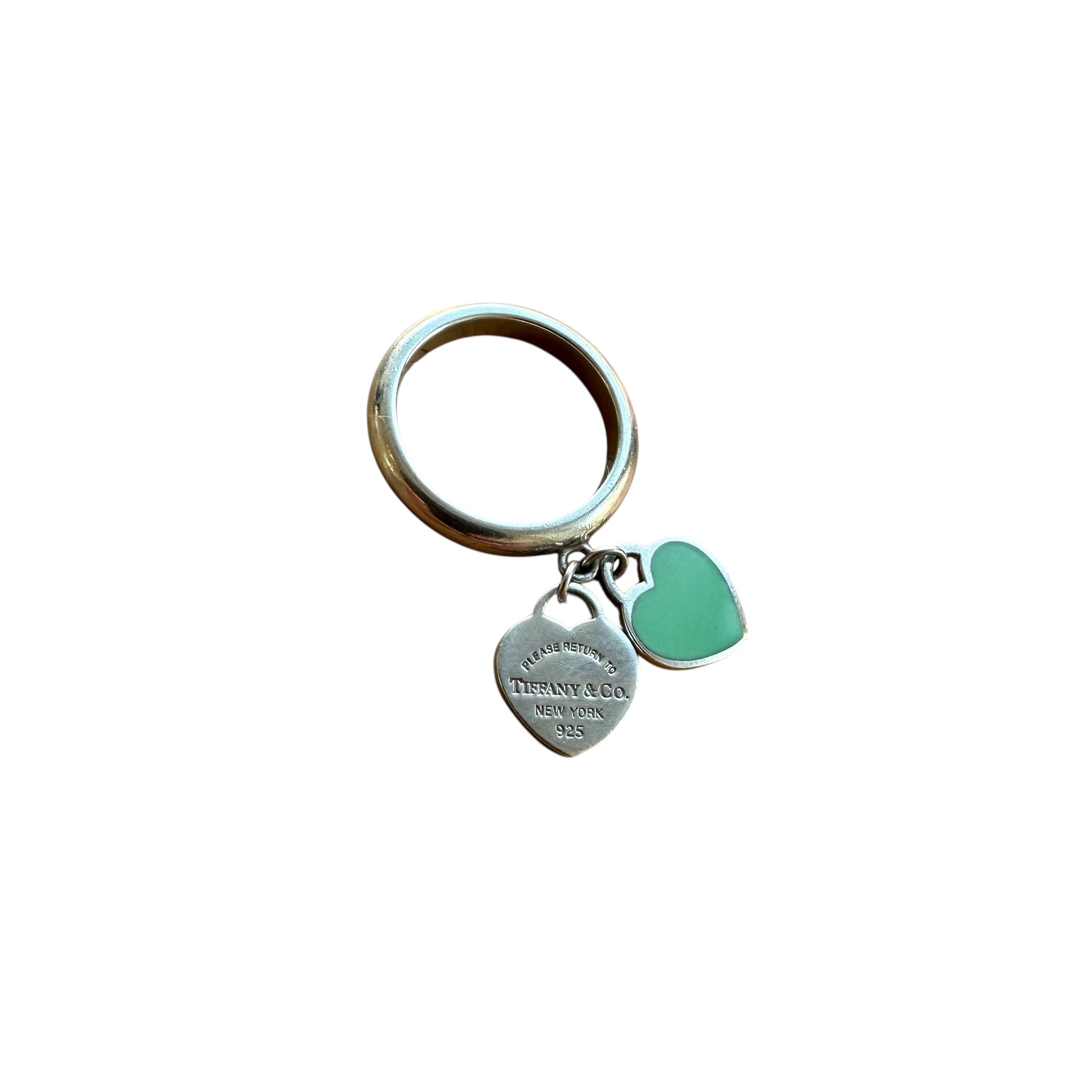 Tiffany & Co Anello Double Heart tag