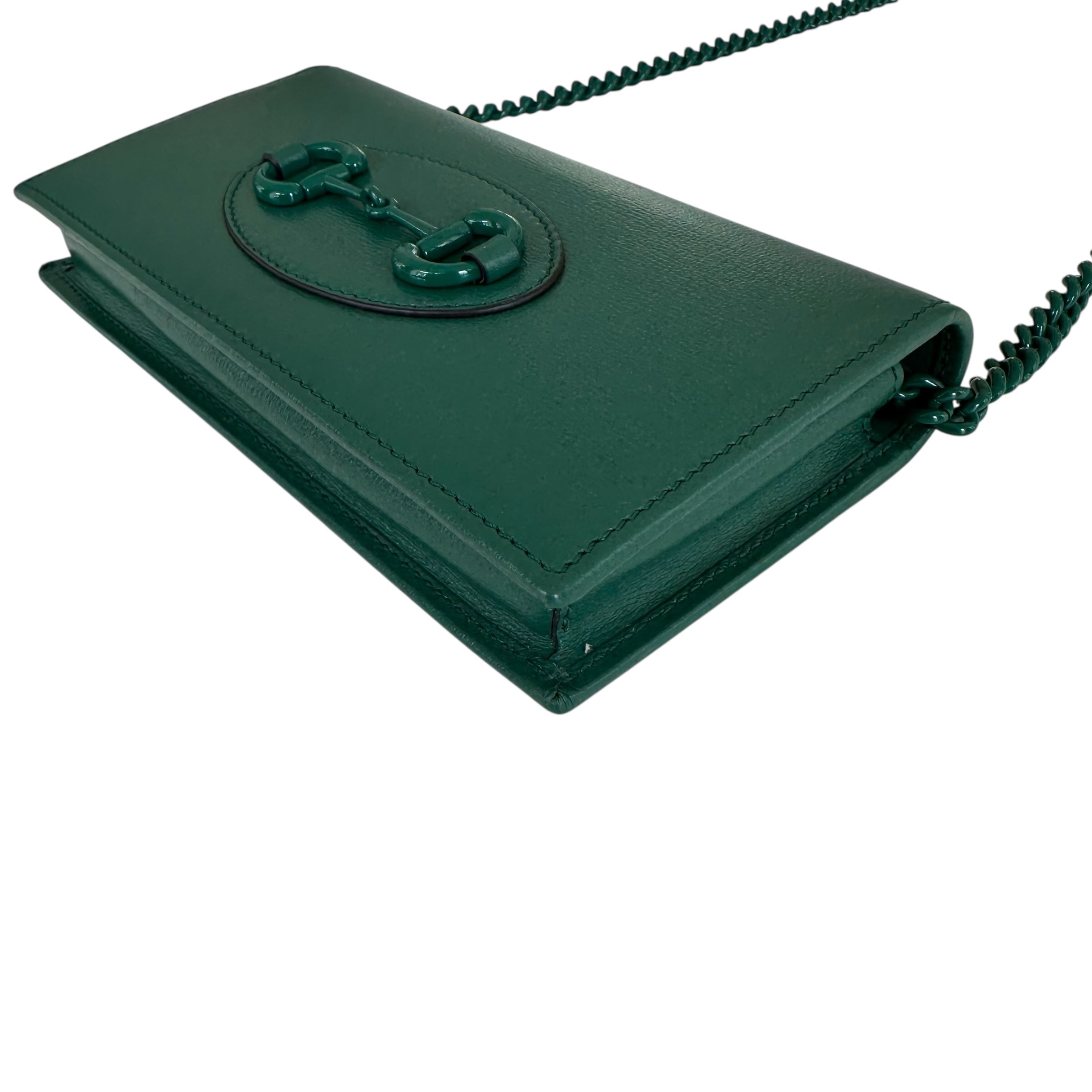 Gucci portafoglio con catena Horsebit 1955
