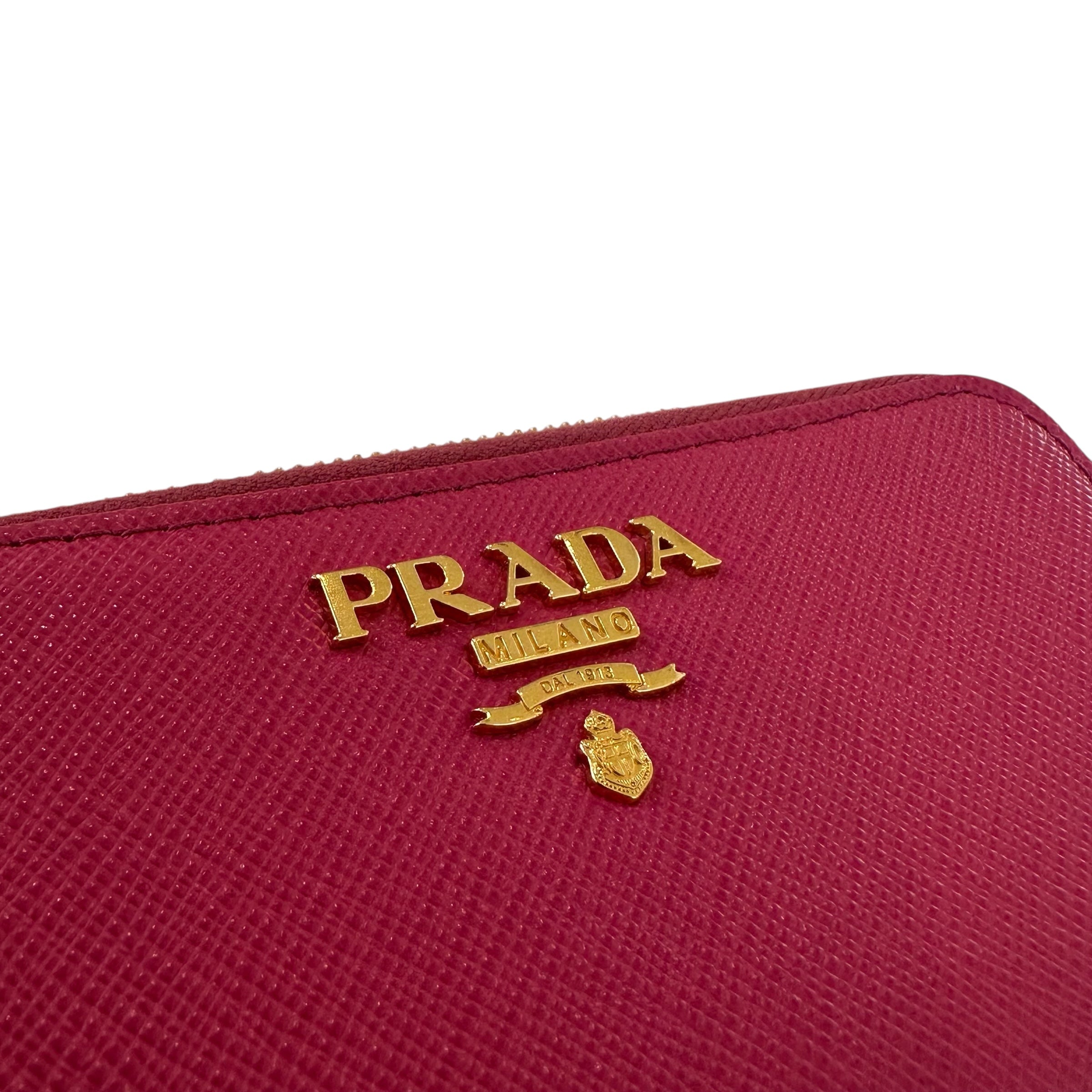 Prada portachiavi in pelle Saffiano