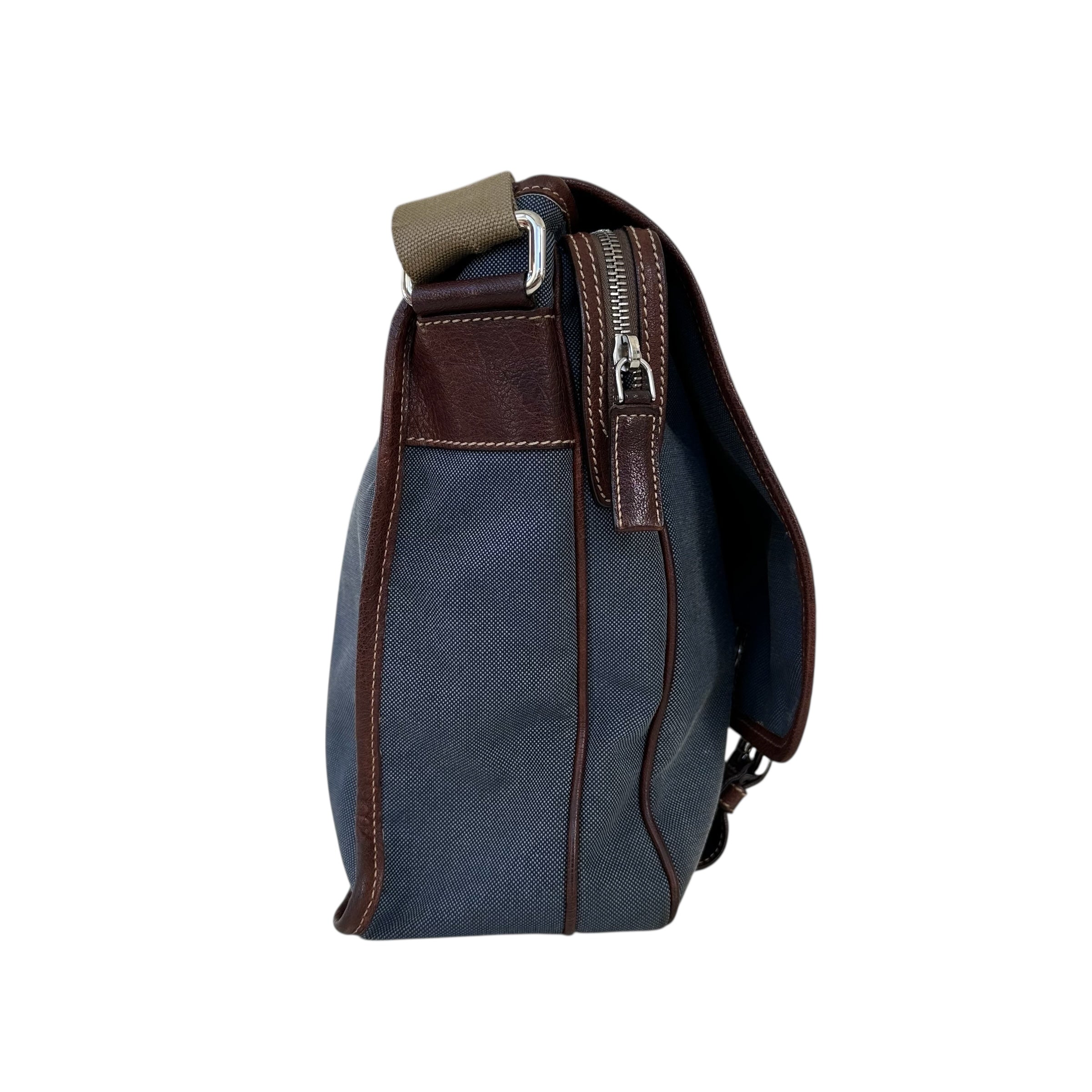 Prada Borsa Messenger in tela Jaquard