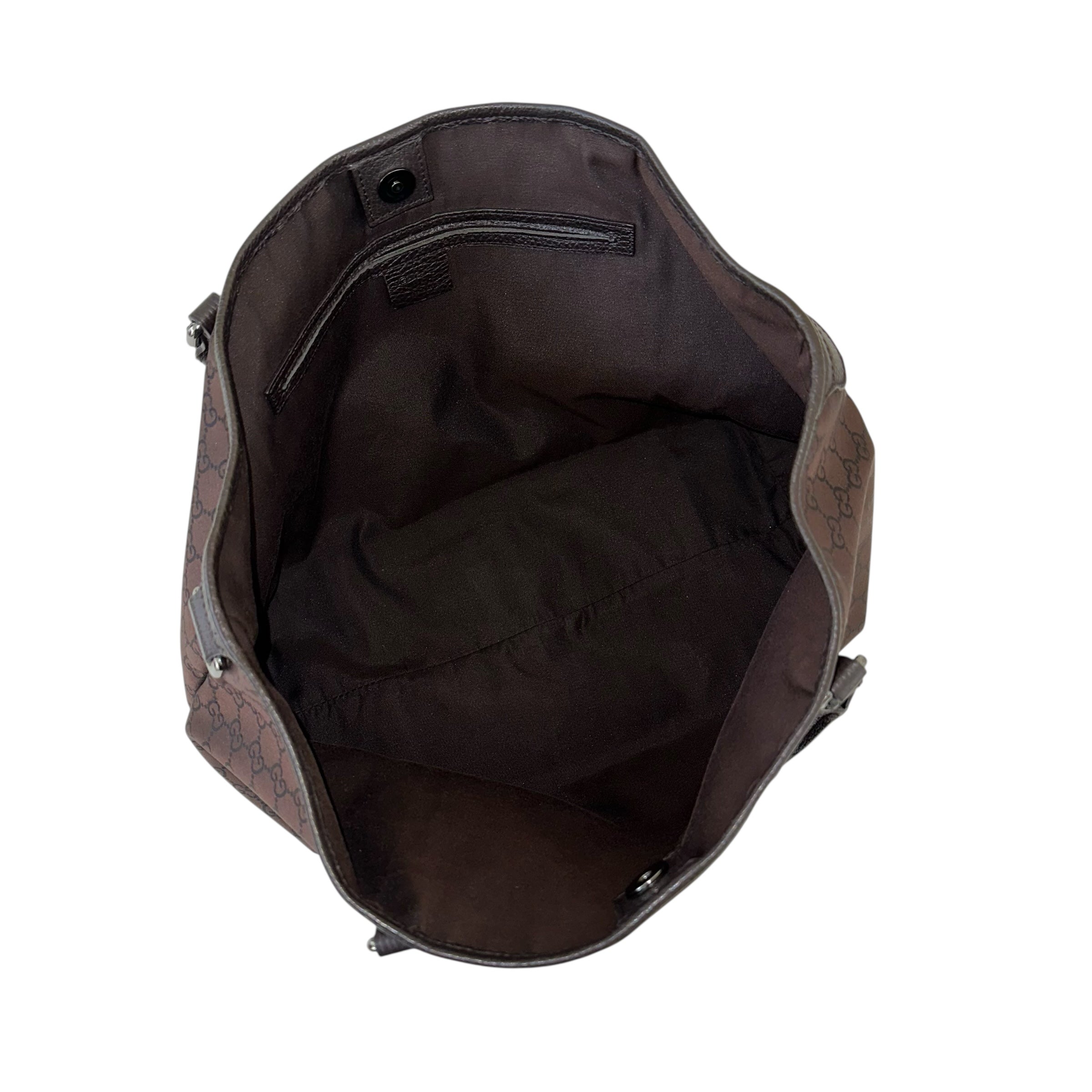 Gucci borsa shopping in nylon GG