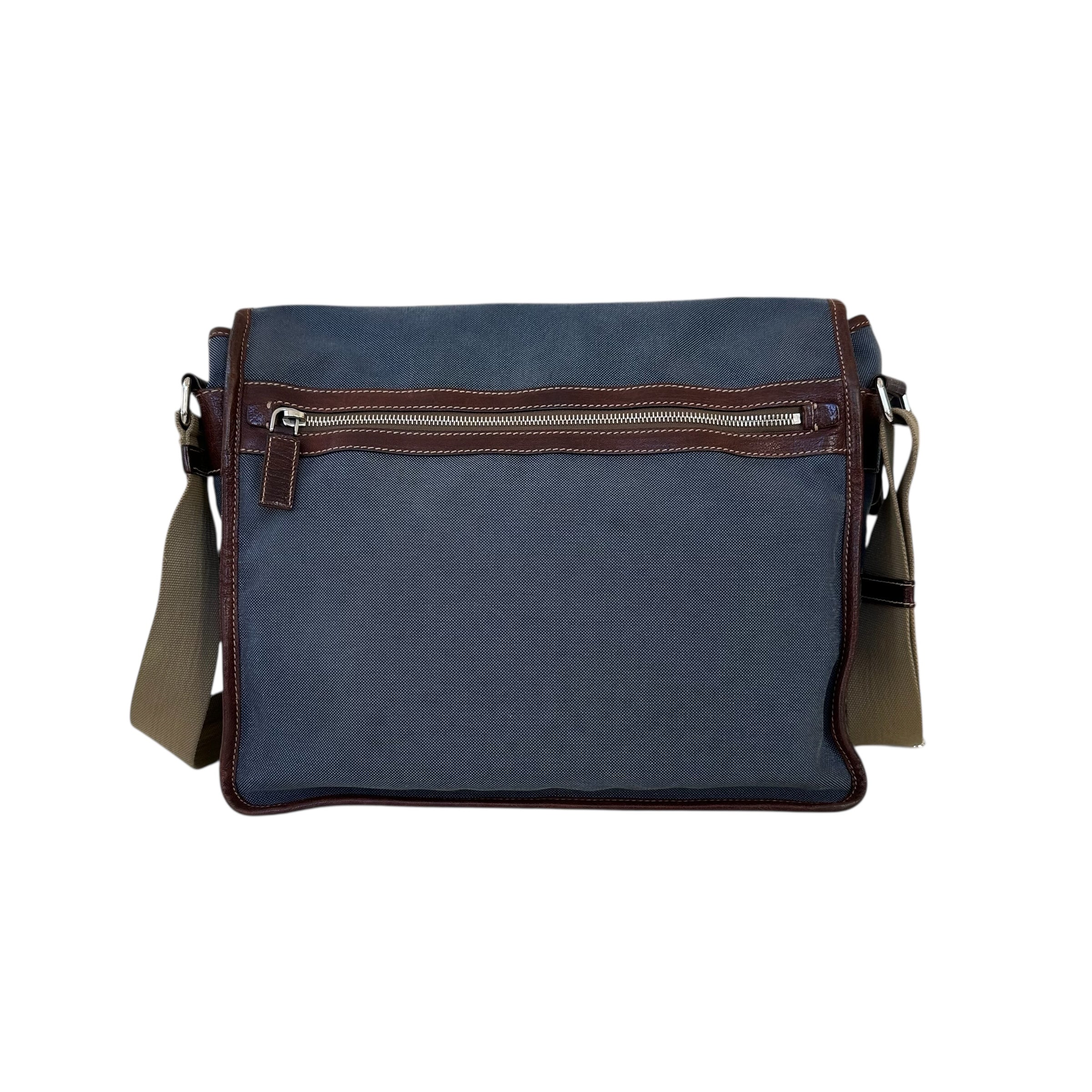 Prada Borsa Messenger in tela Jaquard