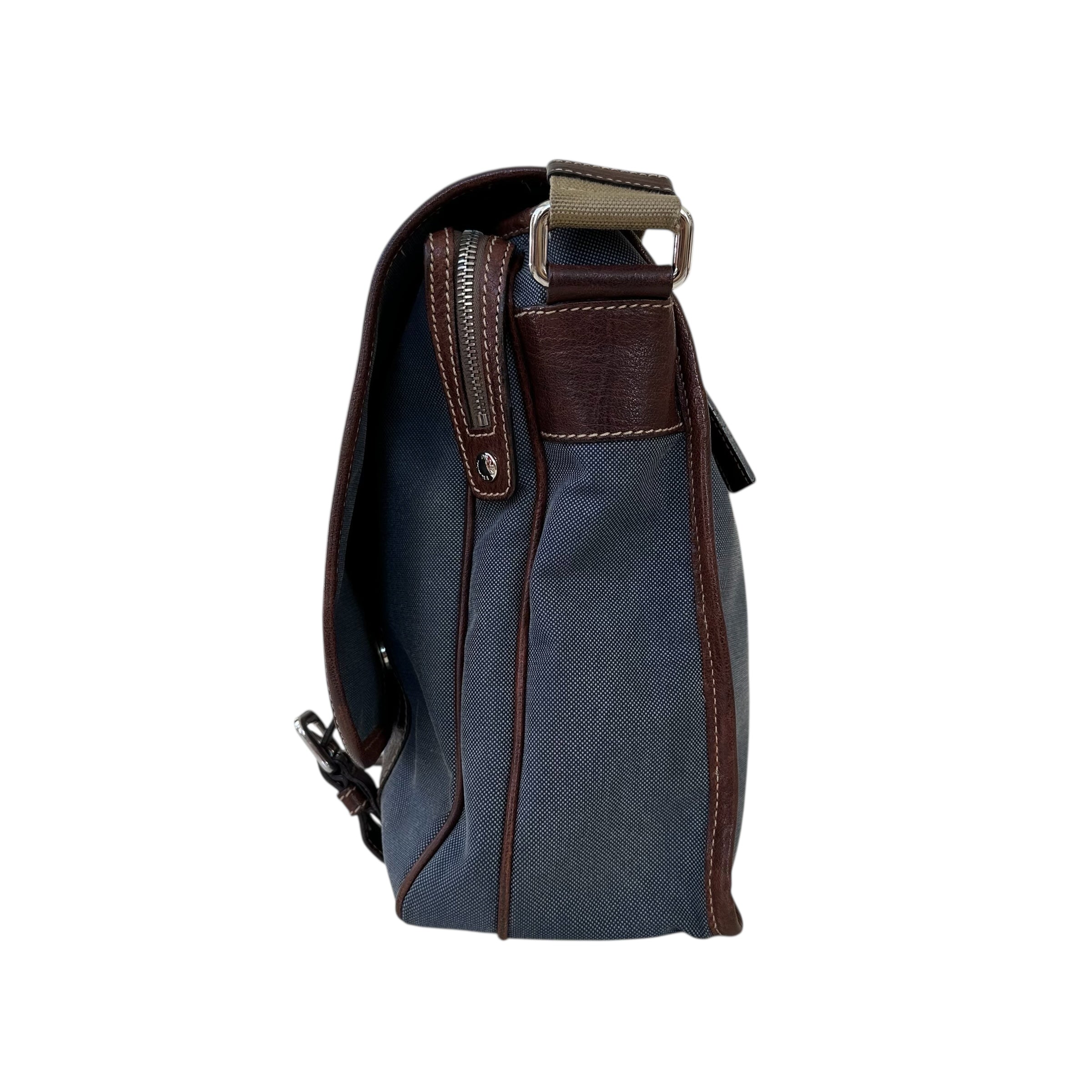 Prada Borsa Messenger in tela Jaquard