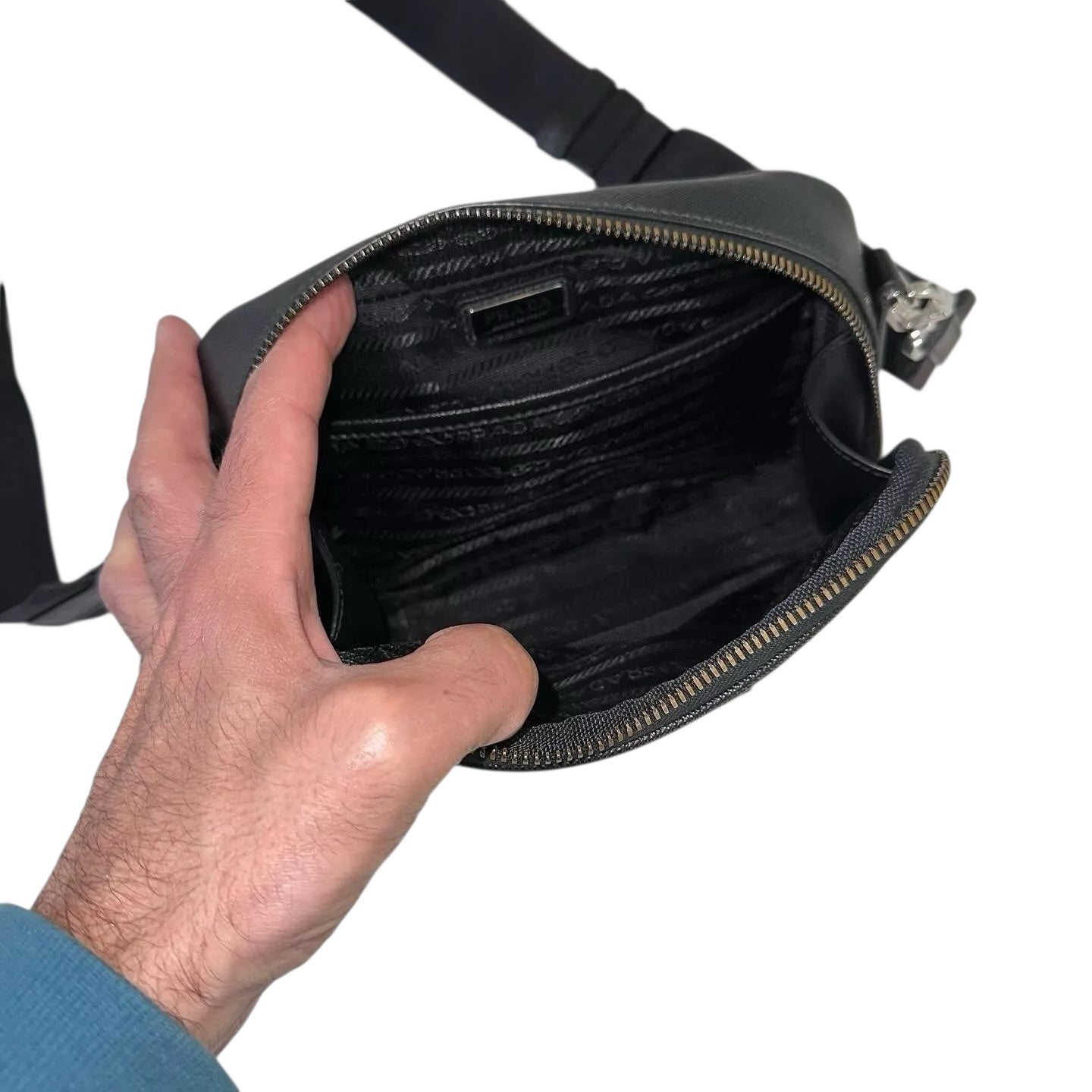 Prada borsa Brique in Re-Nylon