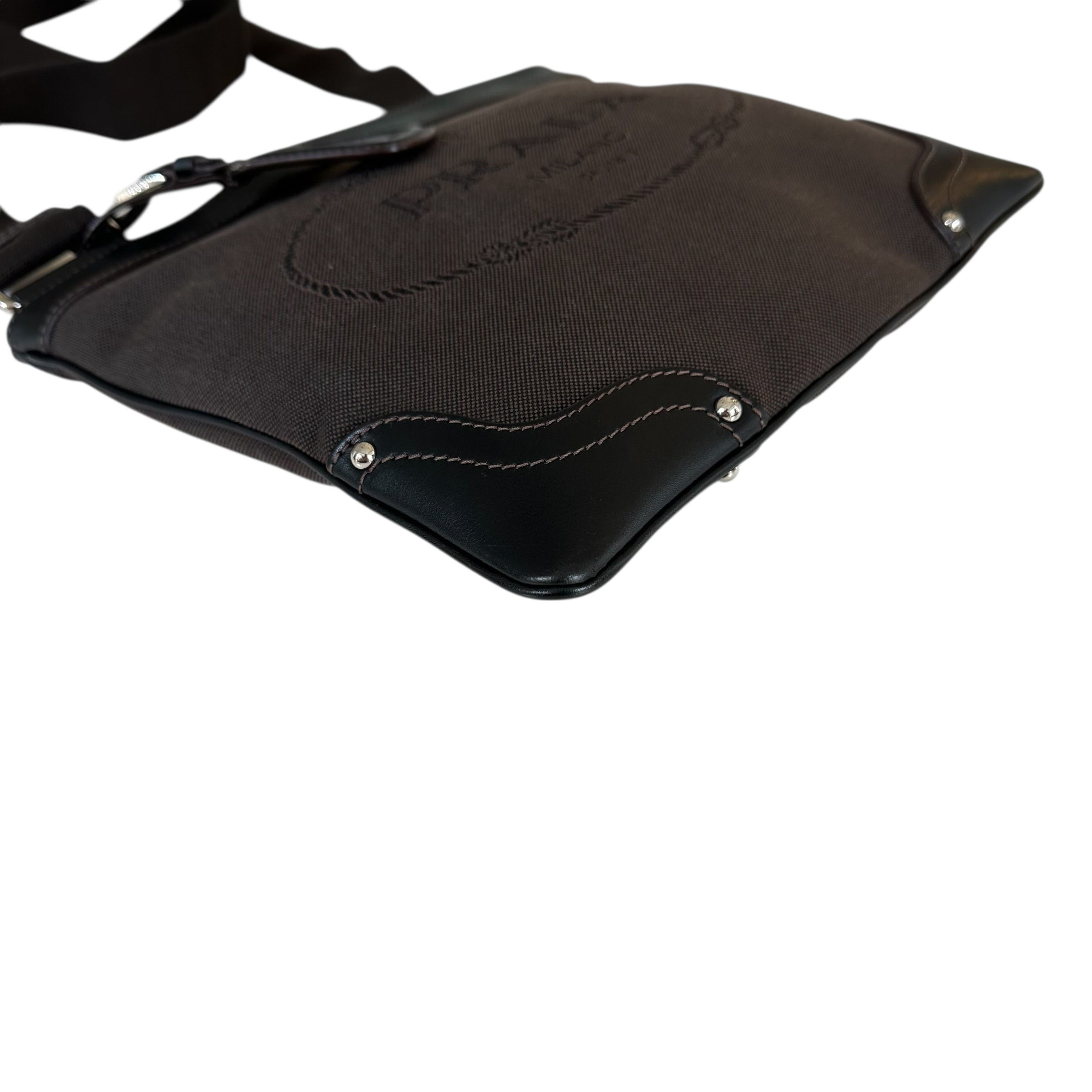 Prada borsa messenger jacquard