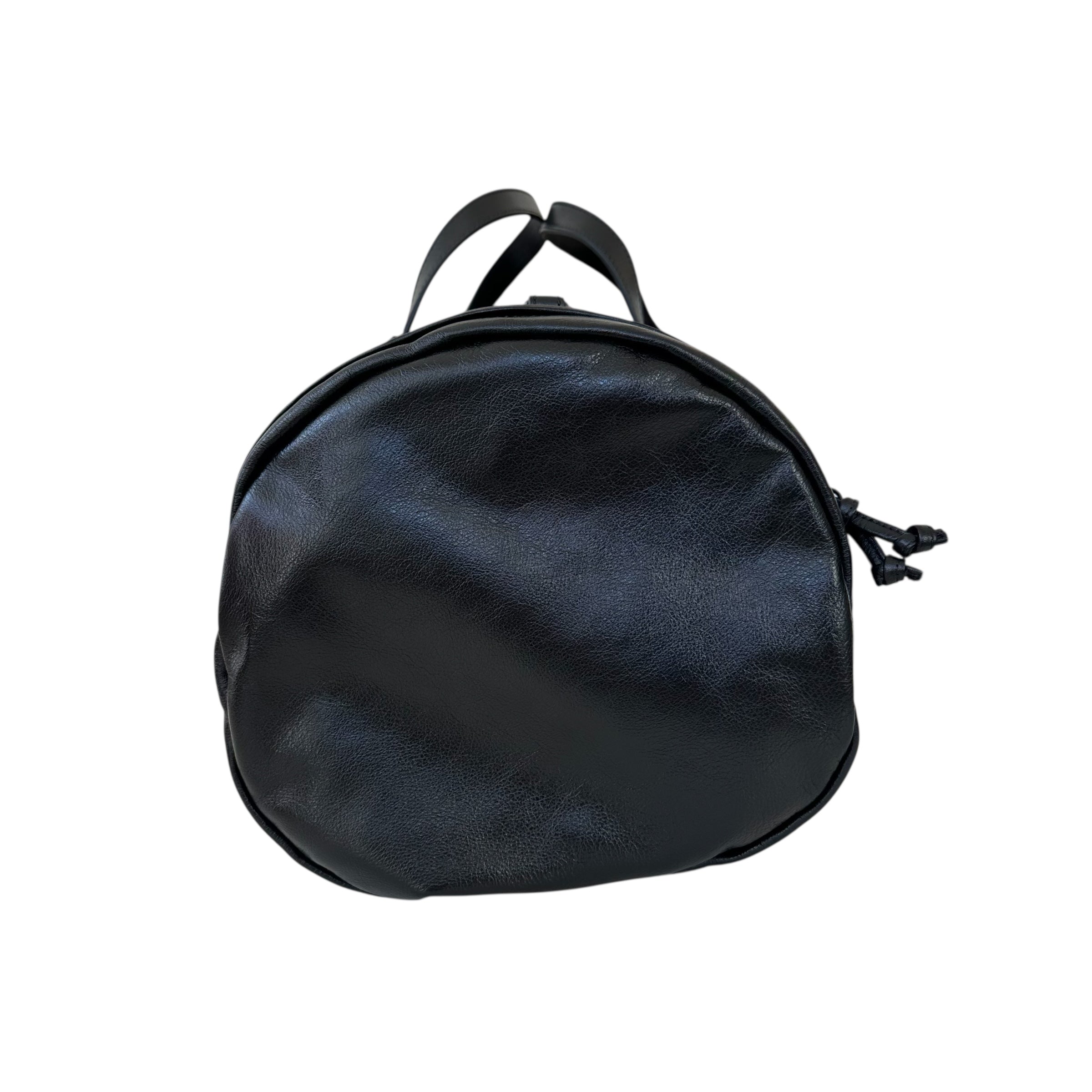 Gucci borsa da viaggio in pelle con doppia G
