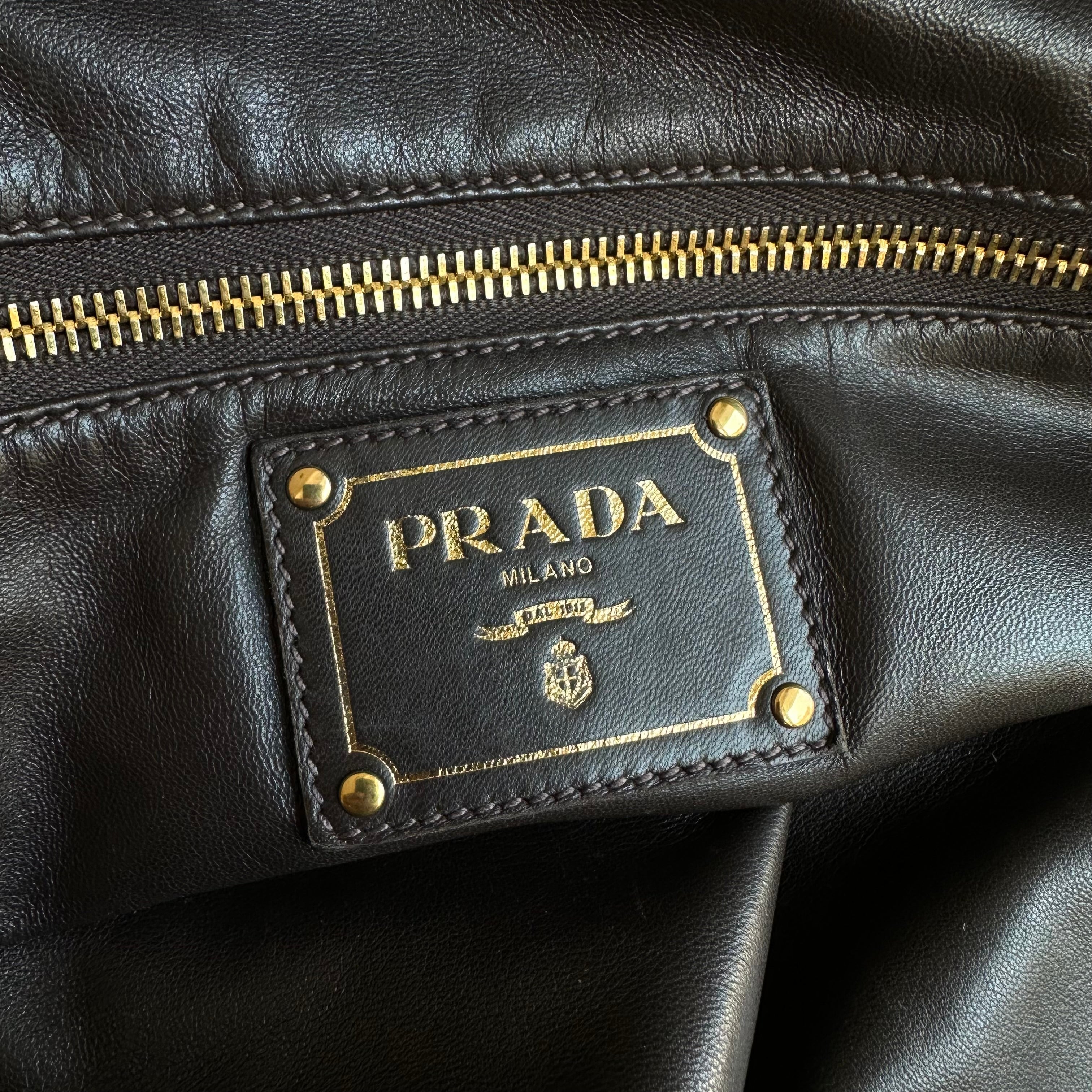 Prada borsa shopping in pitone
