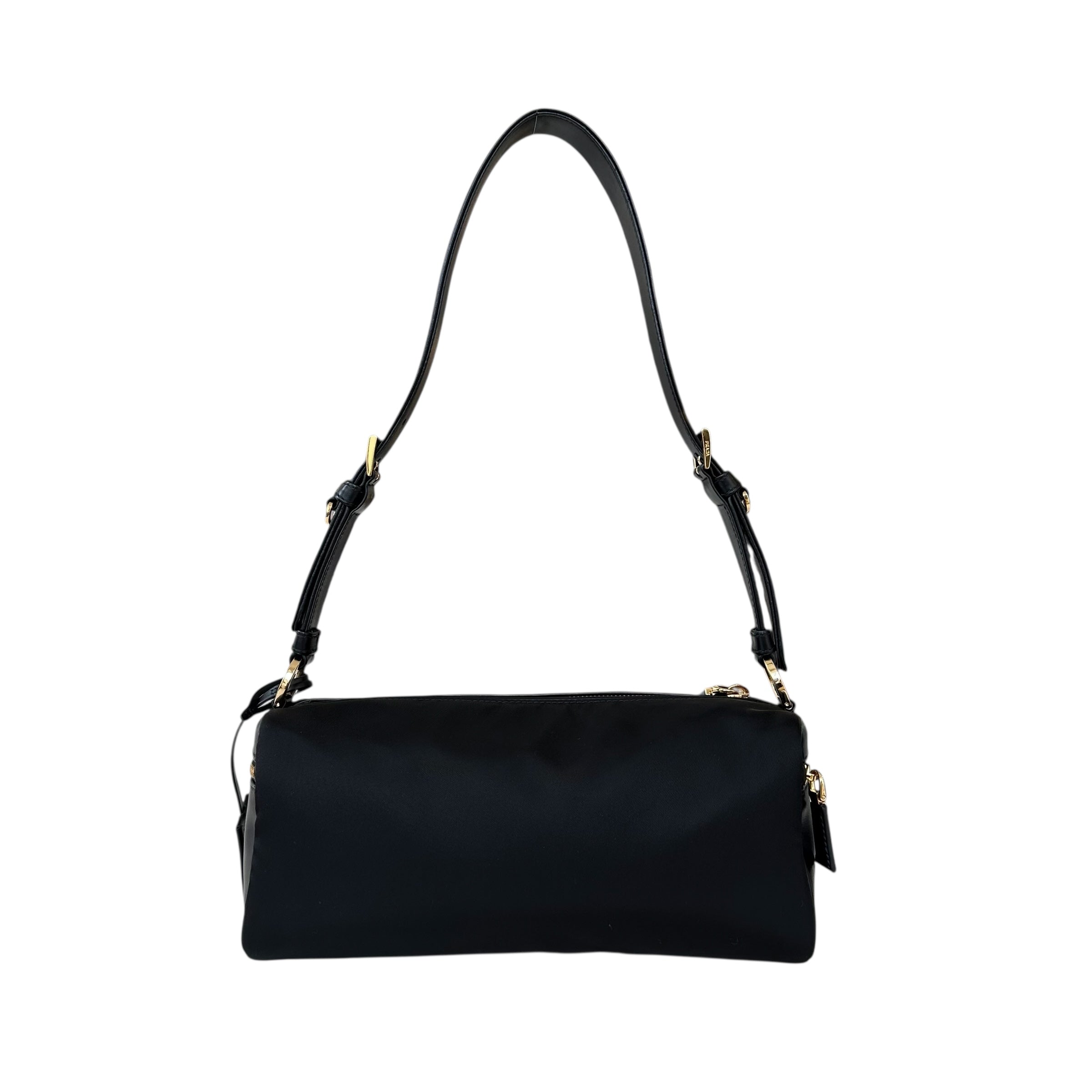 Prada borsa a spalla media con lucchetto