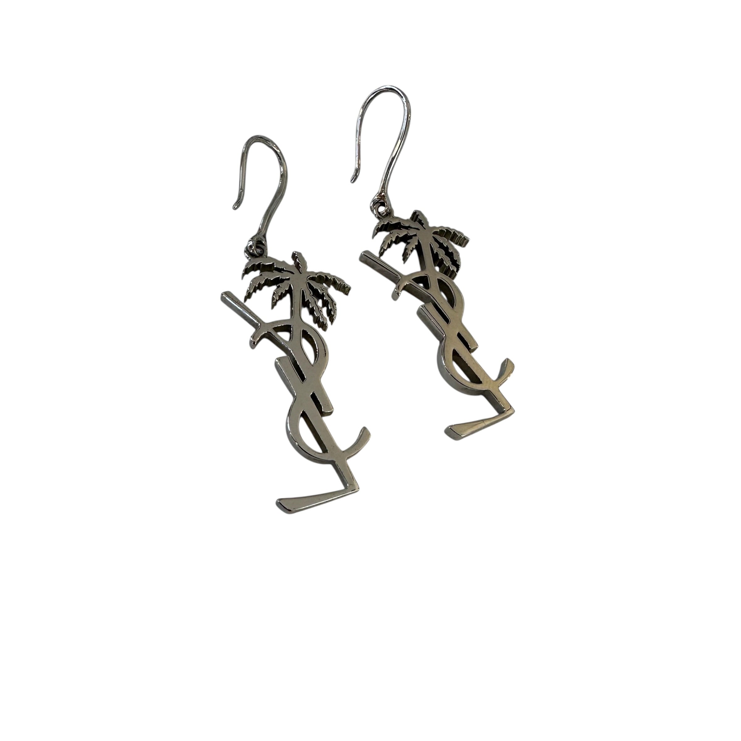 Saint Laurent orecchini Monogram Palmier