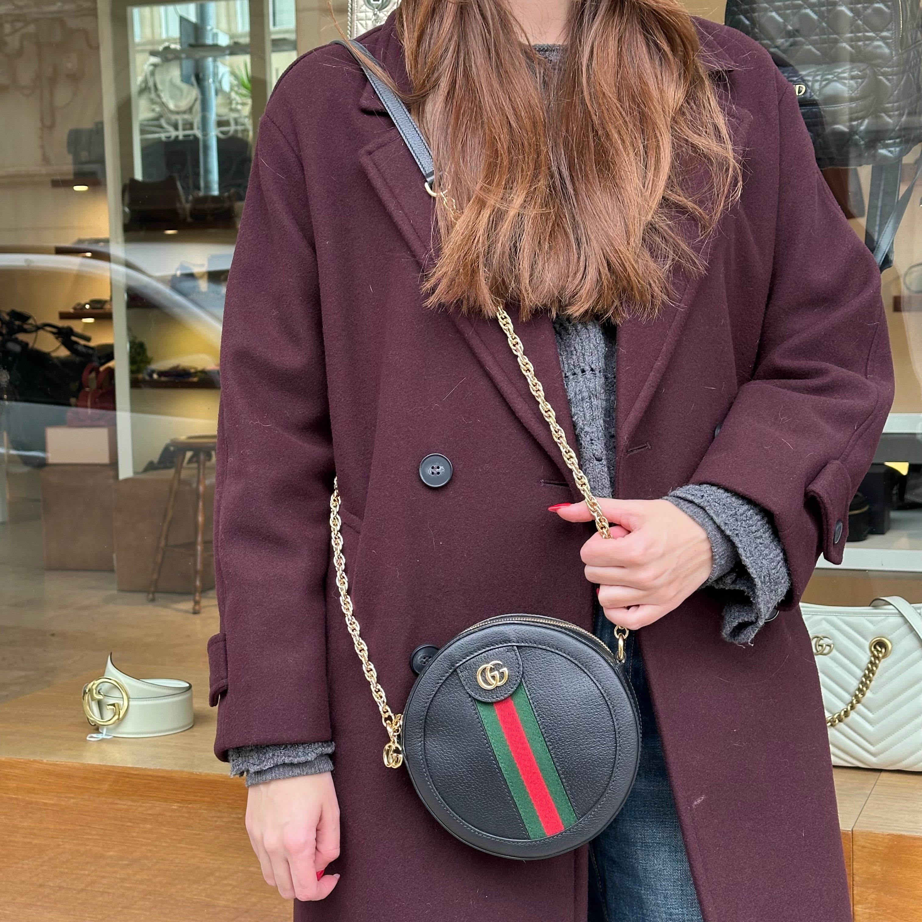 Gucci Ophidia mini borsa rotonda