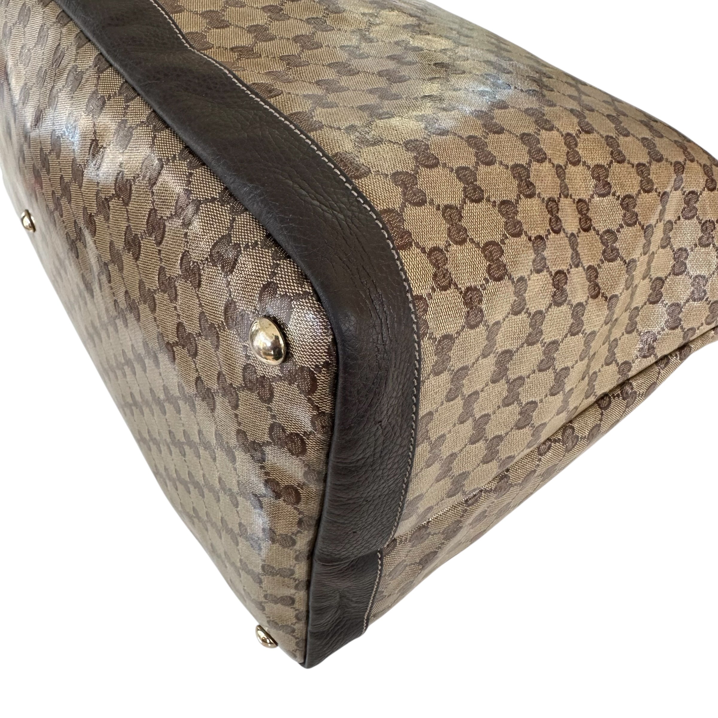 Gucci borsa viaggio in tela GG Crystal