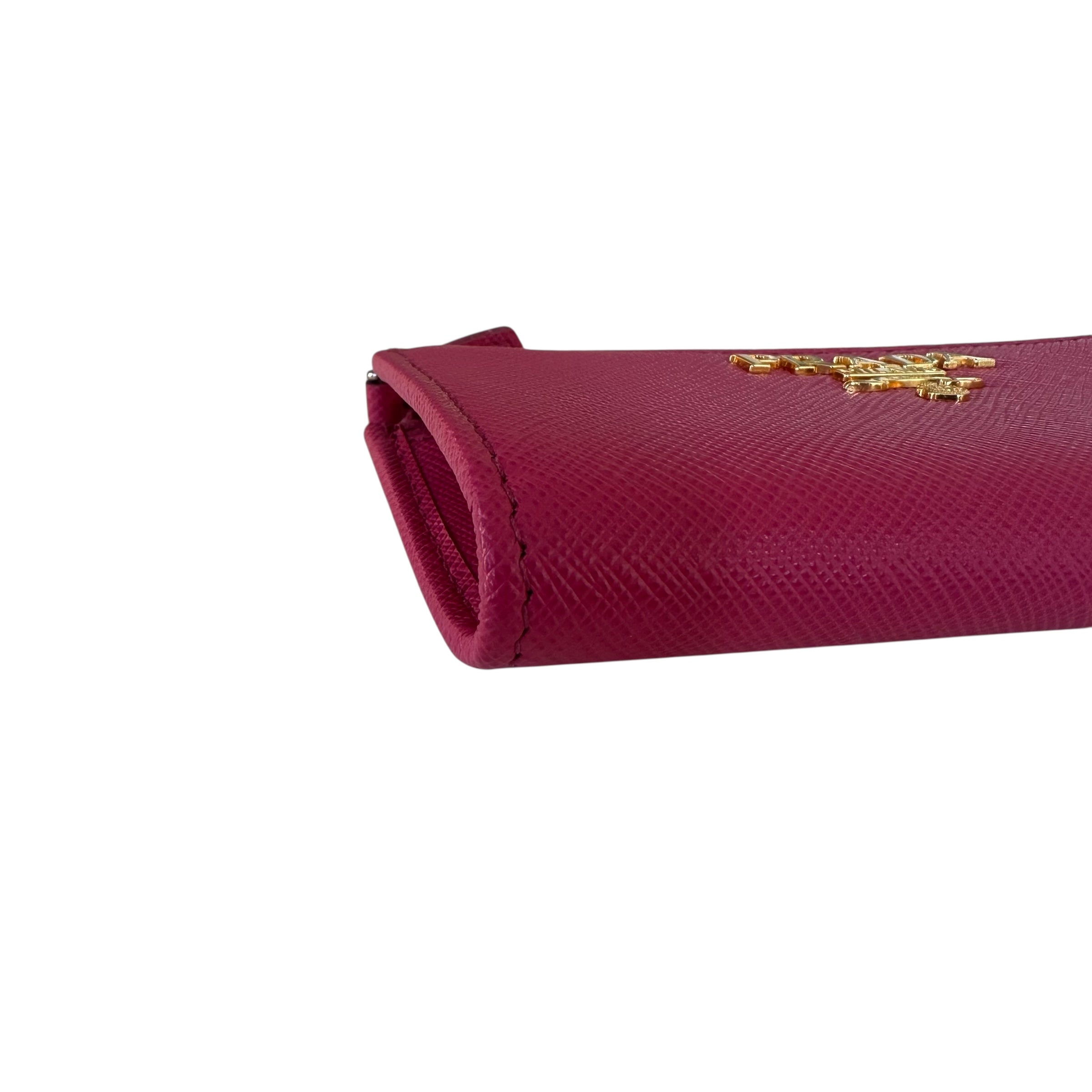 Prada portachiavi in pelle Saffiano
