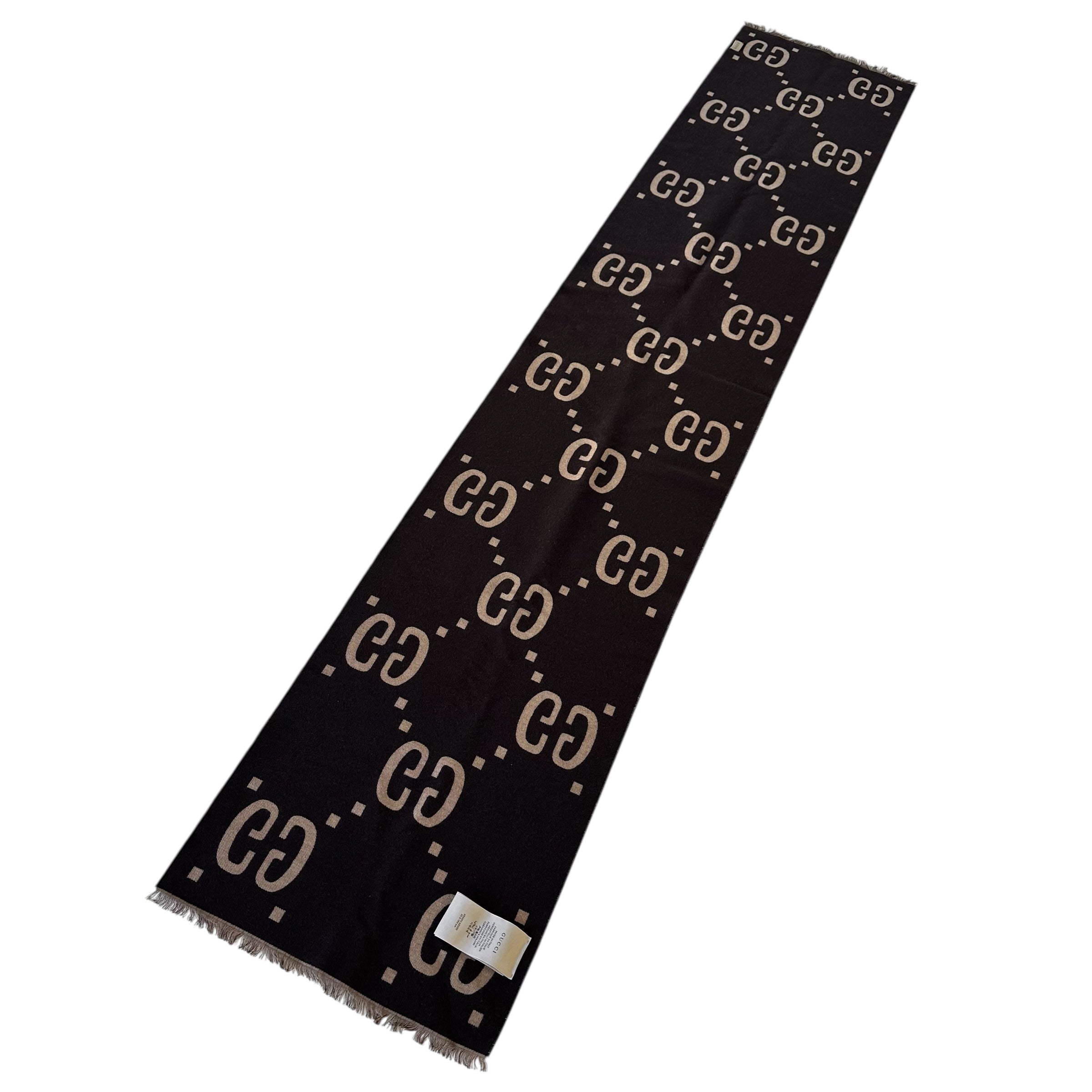 Gucci sciarpa con motivo GG Jaquard